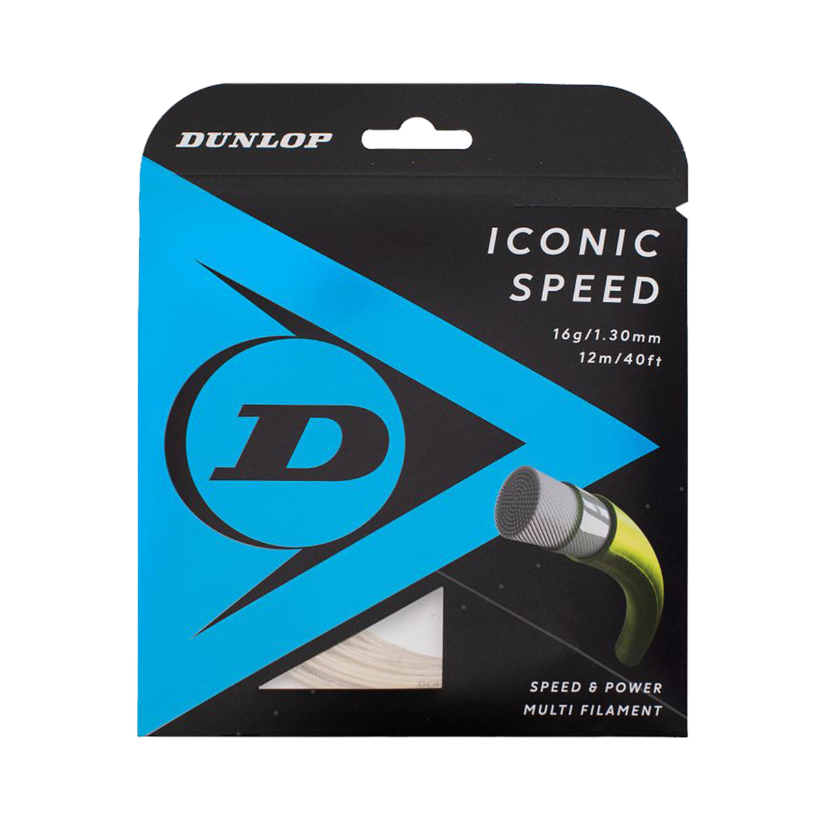 Dunlop Iconic Speed Výpletová Sada 12m-Přírodní Barvy Dunlop Iconic Speed Výpletová Sada 12m-Přírodní Barvy