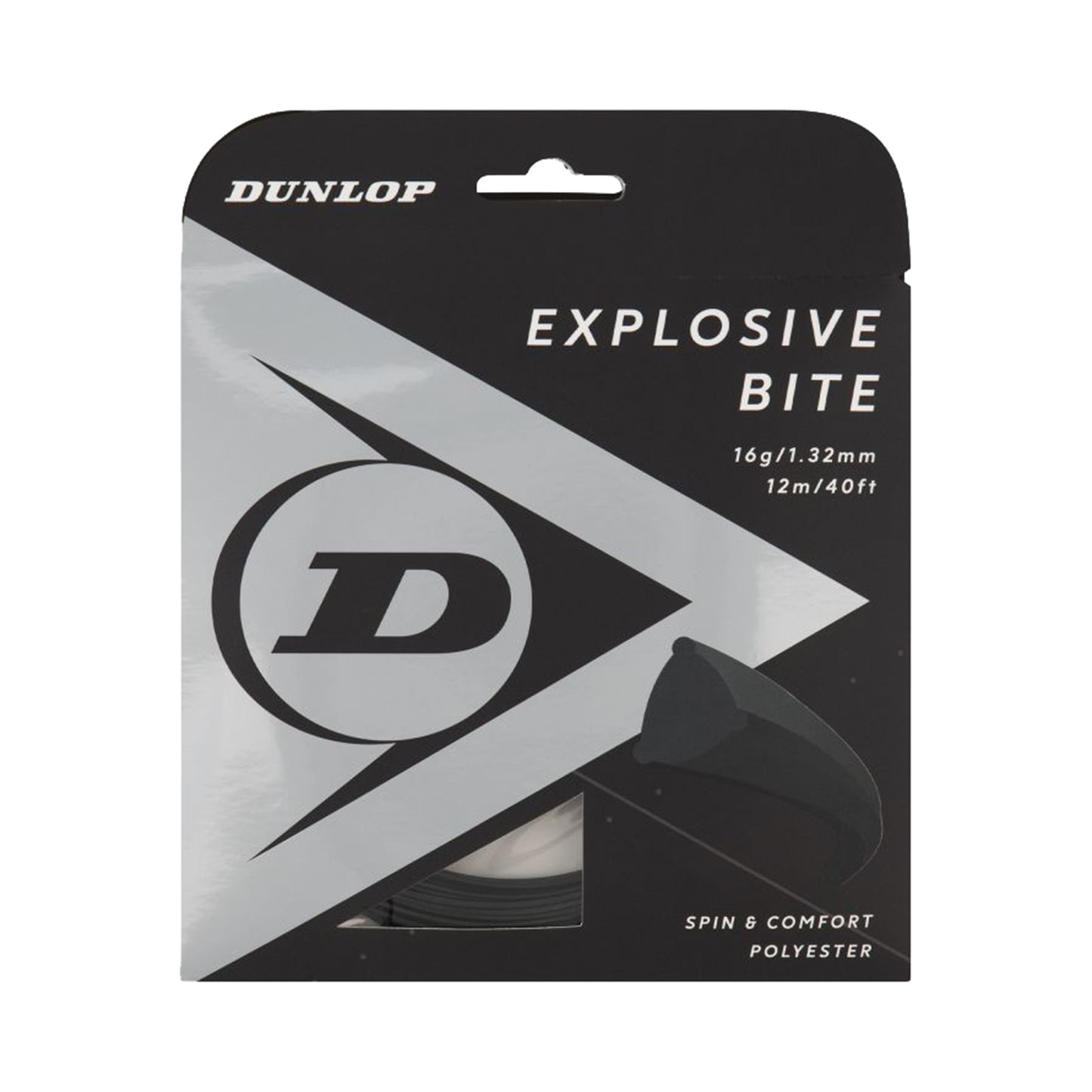Dunlop Explosive Bite Výpletová sada 12m - černá Dunlop Explosive Bite Výpletová sada 12m - černá