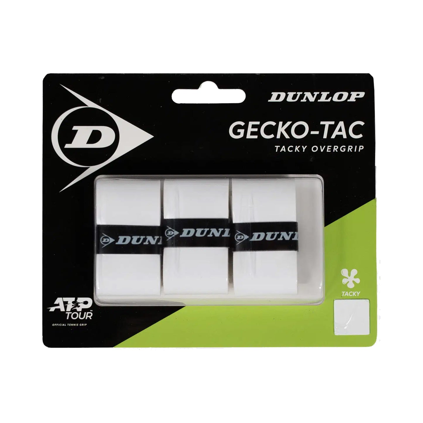 Dunlop Gecko-Tac 3ks v baleni - bílá Dunlop Gecko-Tac 3ks v baleni - bílá