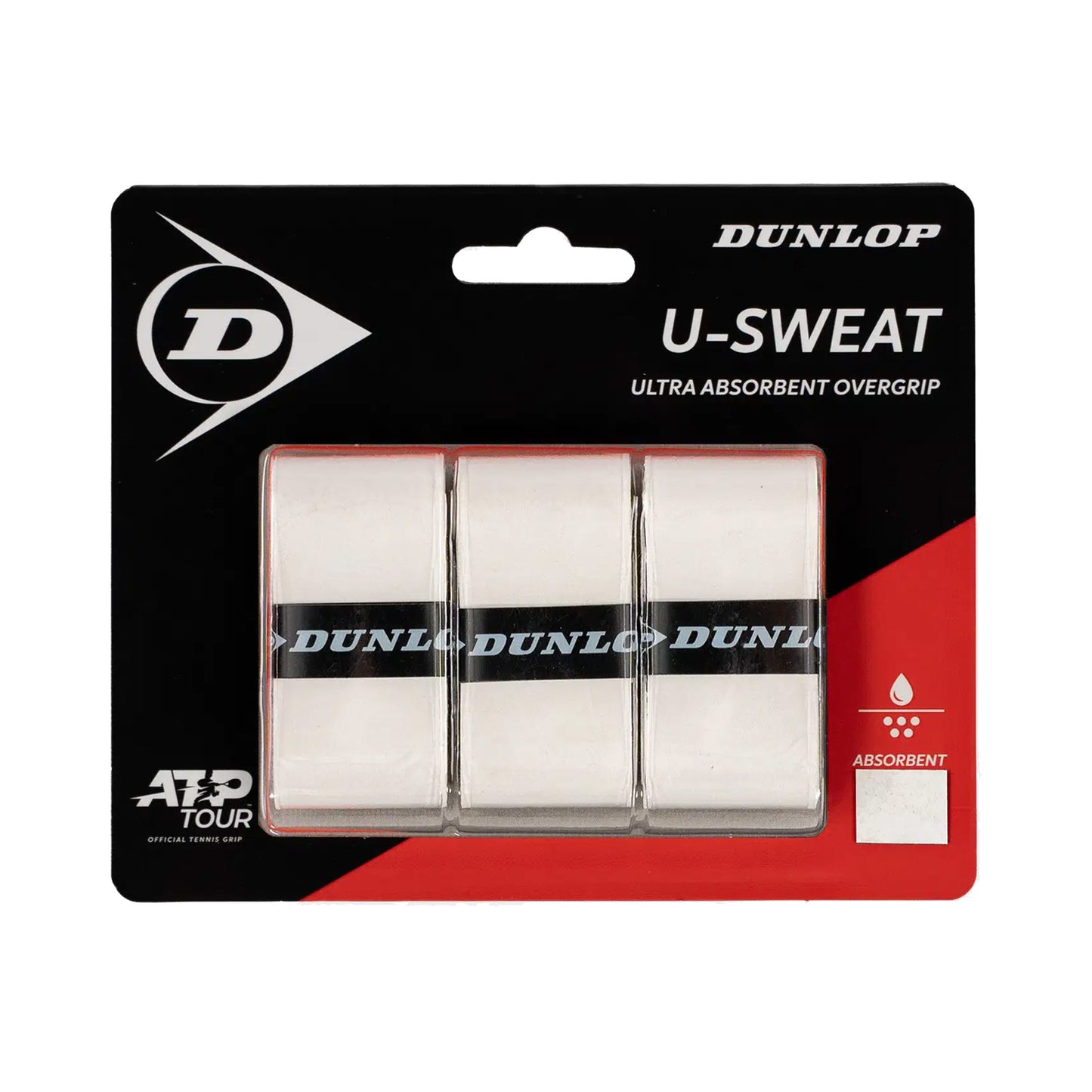 Dunlop U-Sweat 3ks v baleni - bílá Dunlop U-Sweat 3ks v baleni - bílá