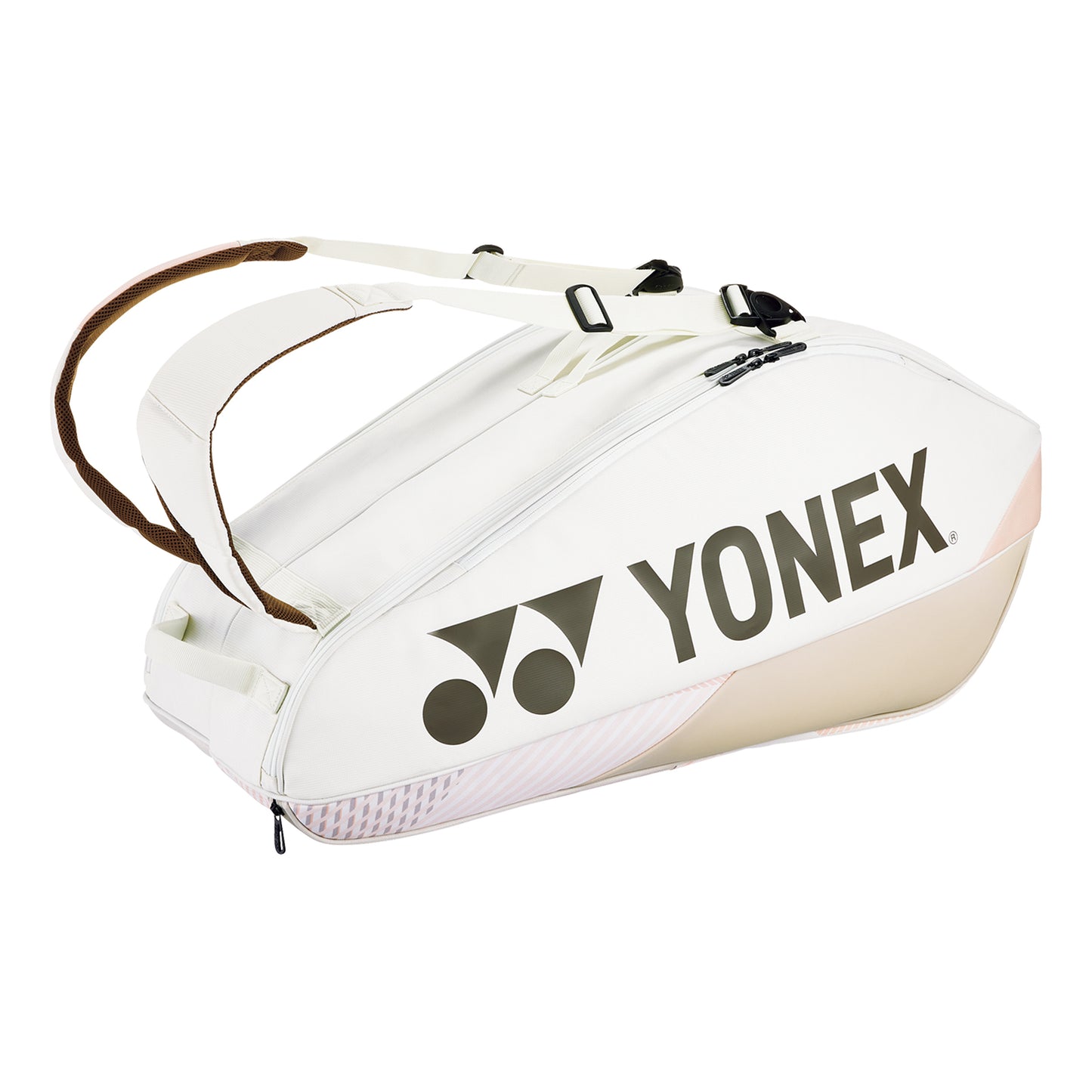 Yonex Pro Racquet Bag Sand Beige Taška Na Raketu 8er-Béžová,Růžová Yonex Pro Racquet Bag Sand Beige Taška Na Raketu 8er-Béžová,Růžová