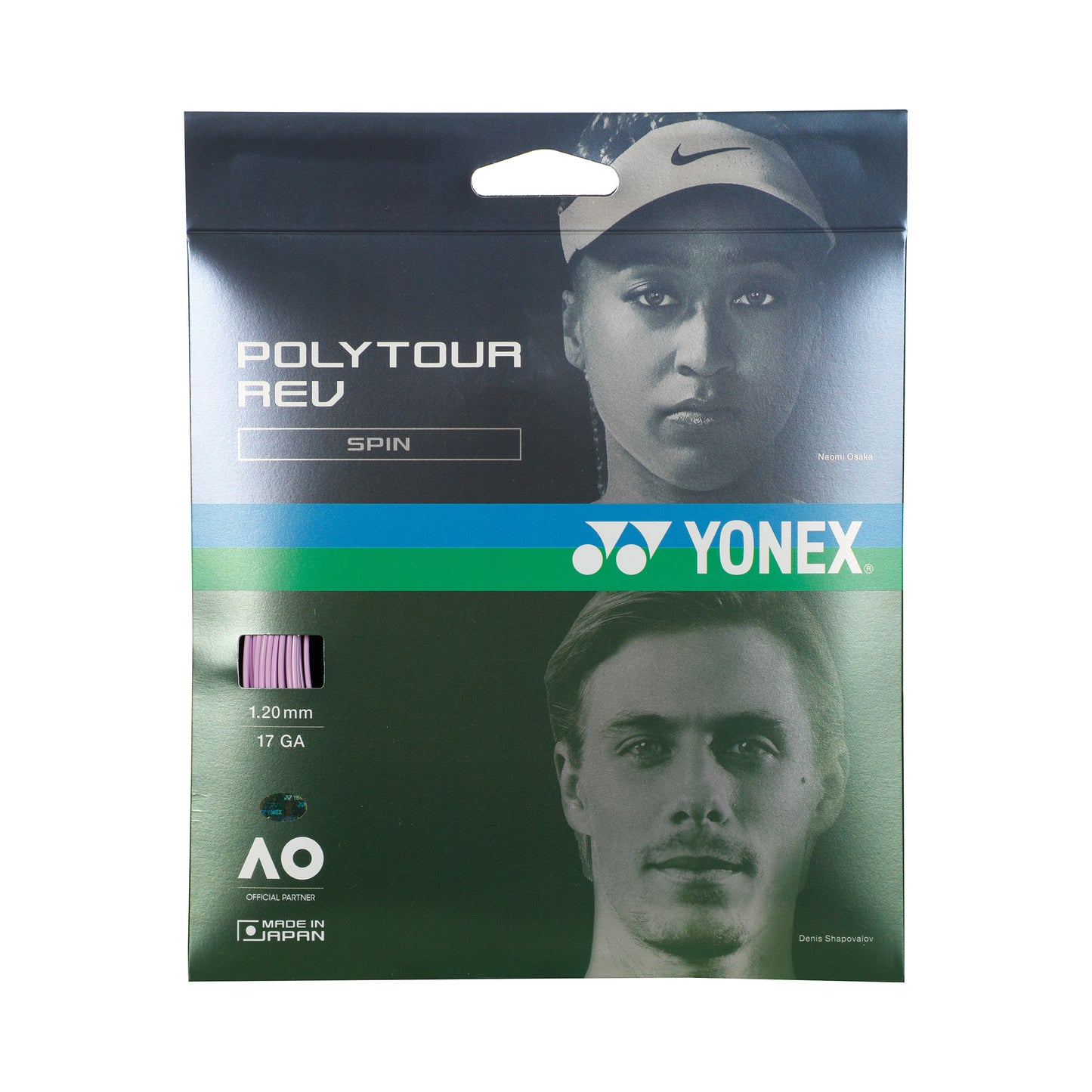 Yonex Poly Tour Rev Výpletová Sada 12m-Fialová Yonex Poly Tour Rev Výpletová Sada 12m-Fialová