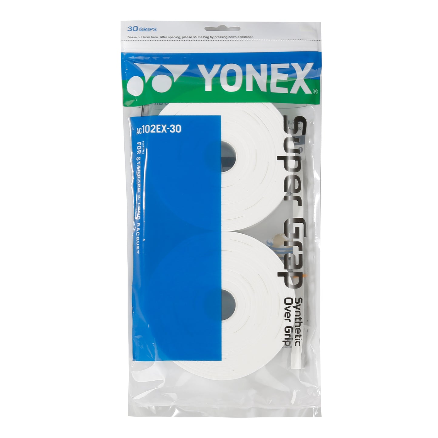 Yonex Super Grap 30ks Baleni - Bílá Yonex Super Grap 30ks Baleni - Bílá
