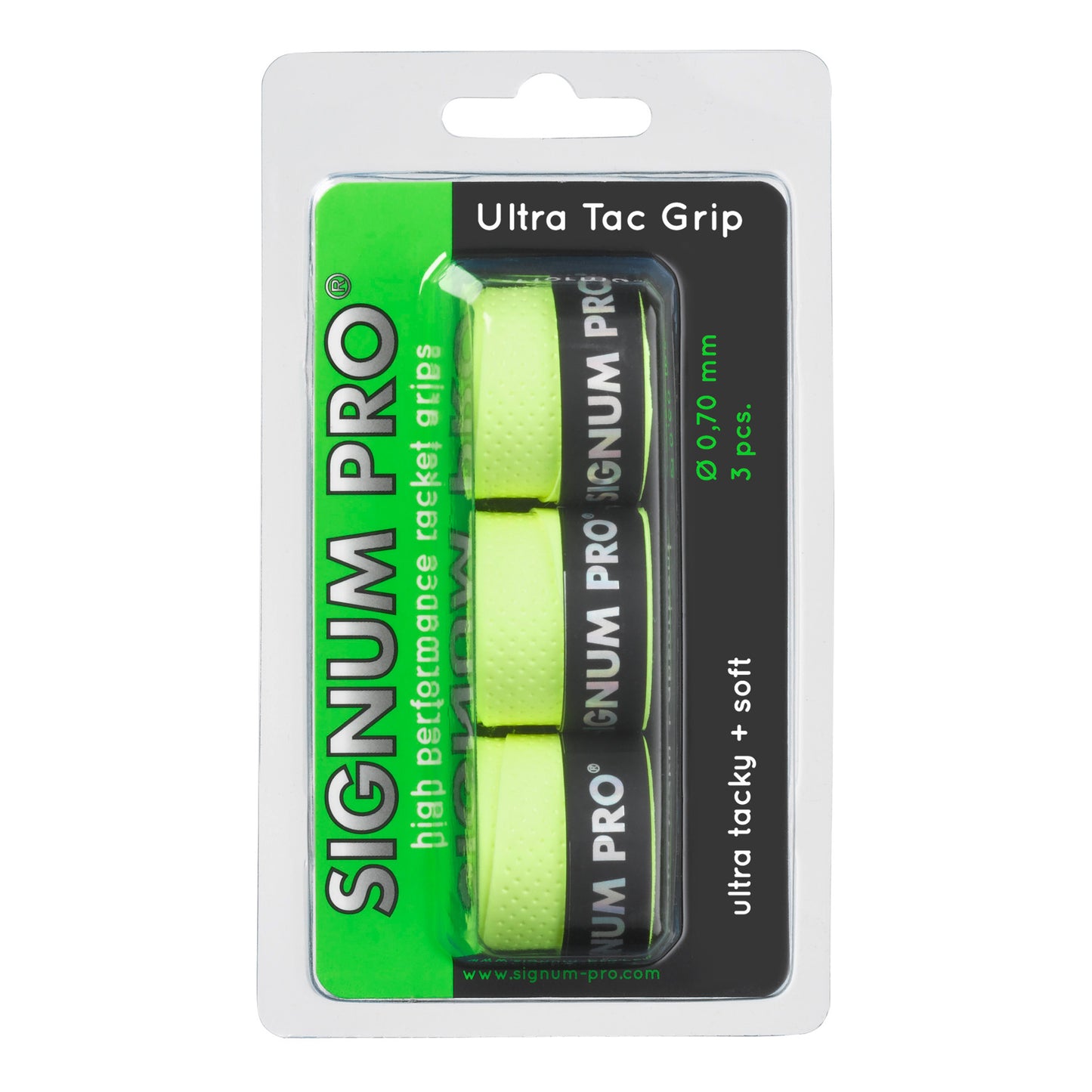Signum Pro Ultra Tac Grip 3ks v baleni - žlutá Signum Pro Ultra Tac Grip 3ks v baleni - žlutá