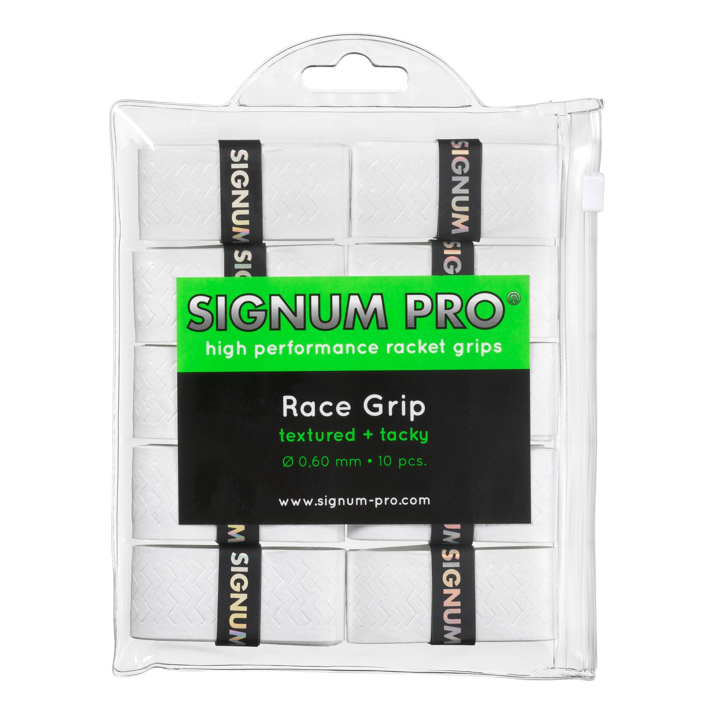 Signum Pro Race Grip 10ks V Baleni-Bílá Signum Pro Race Grip 10ks V Baleni-Bílá