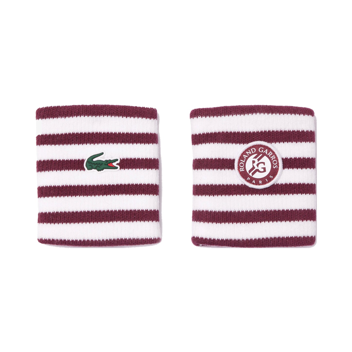 Lacoste Potítko Muži-tmavě červená,bílá Lacoste Potítko Muži-tmavě červená,bílá