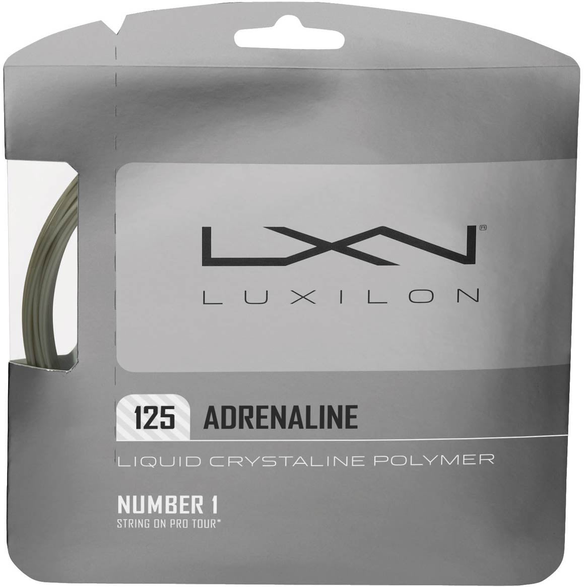 Luxilon Adrenaline Výpletová sada 12,2m - stříbrná Luxilon Adrenaline Výpletová sada 12,2m - stříbrná