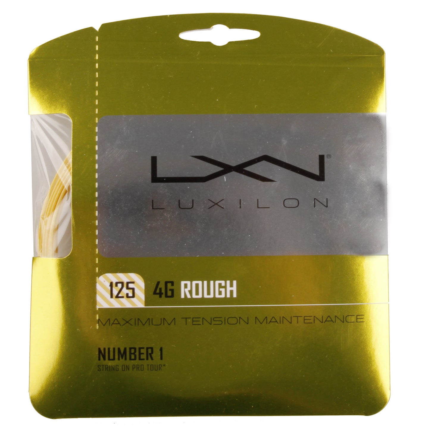 Luxilon 4G Rough Výpletová sada 12,2m - zlatá Luxilon 4G Rough Výpletová sada 12,2m - zlatá