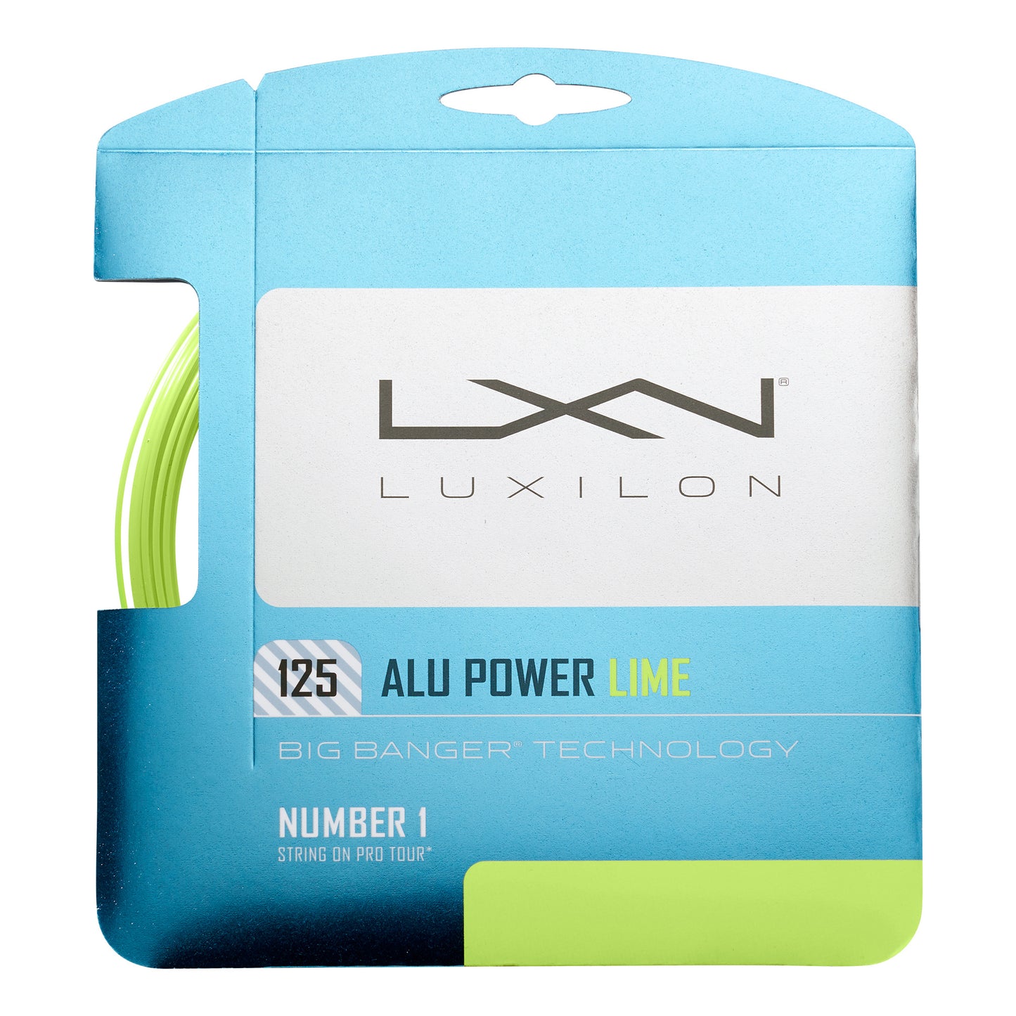 Luxilon Alu Power Výpletová Sada 12,2m-Limetková Luxilon Alu Power Výpletová Sada 12,2m-Limetková