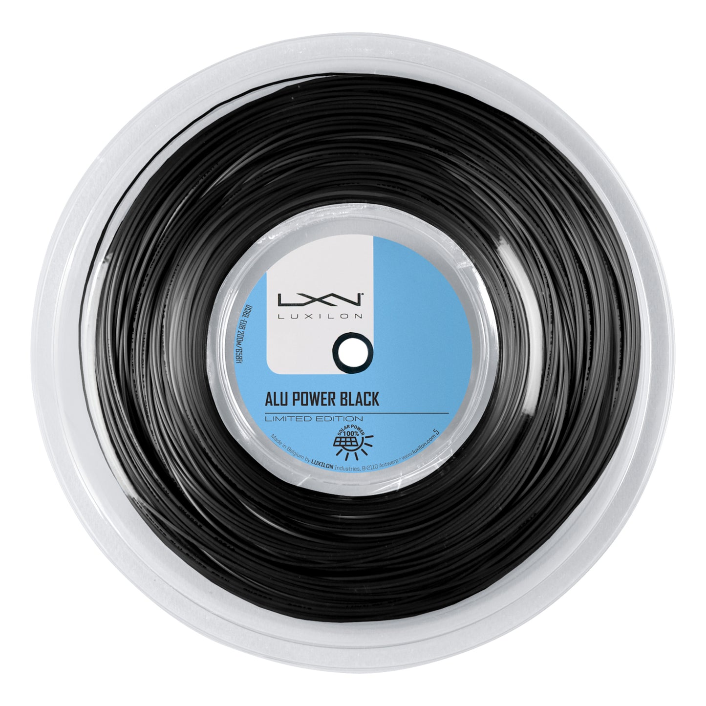Luxilon Alu Power Black Ltd Výplet - Role 200m - Černá Luxilon Alu Power Black Ltd Výplet - Role 200m - Černá