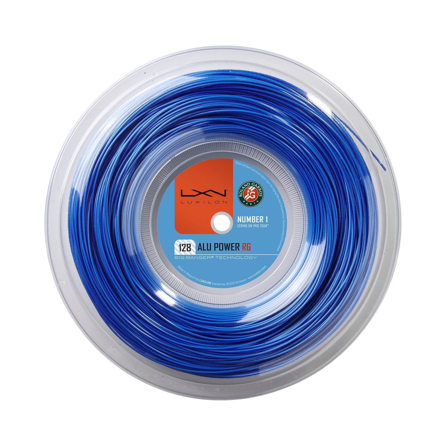 Luxilon Alu Power Roland Garros Výplet-Role 12,2m-Modrá Luxilon Alu Power Roland Garros Výplet-Role 12,2m-Modrá