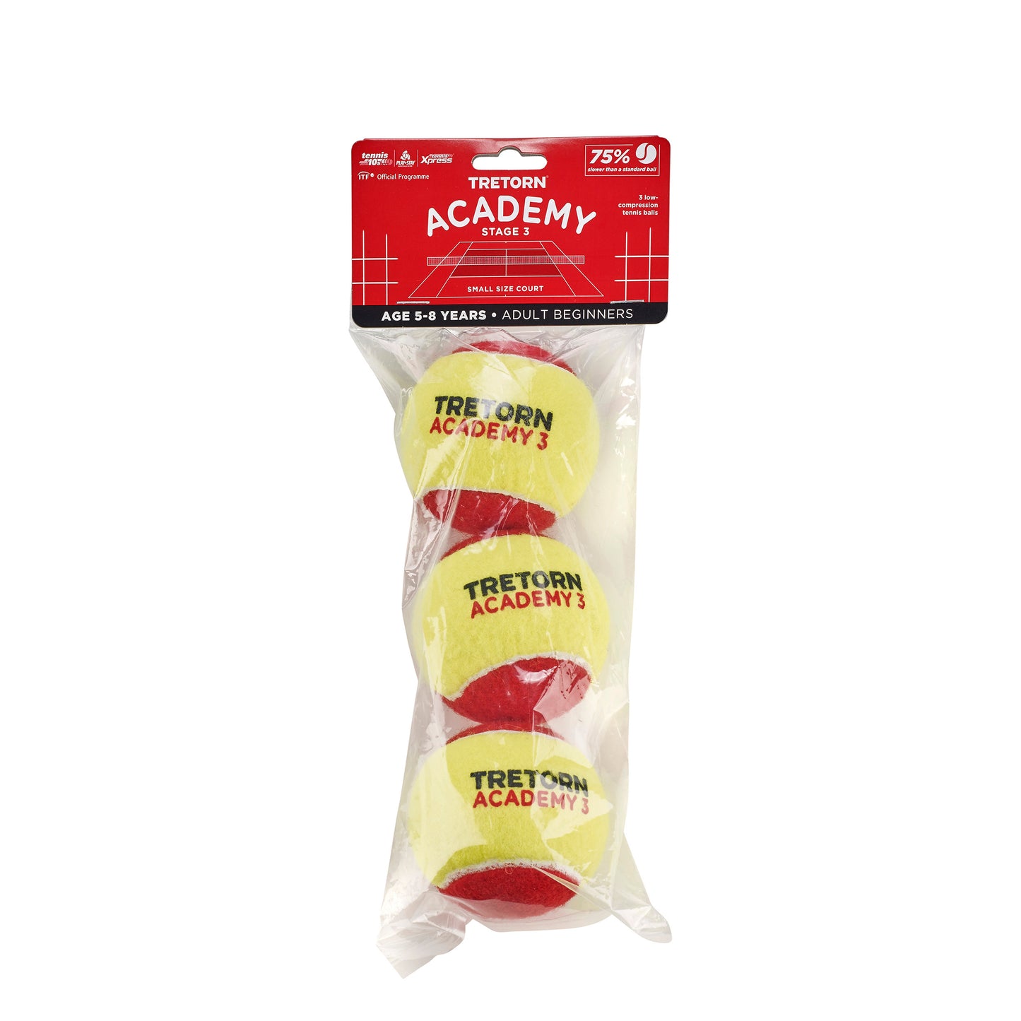 Tretorn Academy Red 3ks V Baleni Tretorn Academy Red 3ks V Baleni