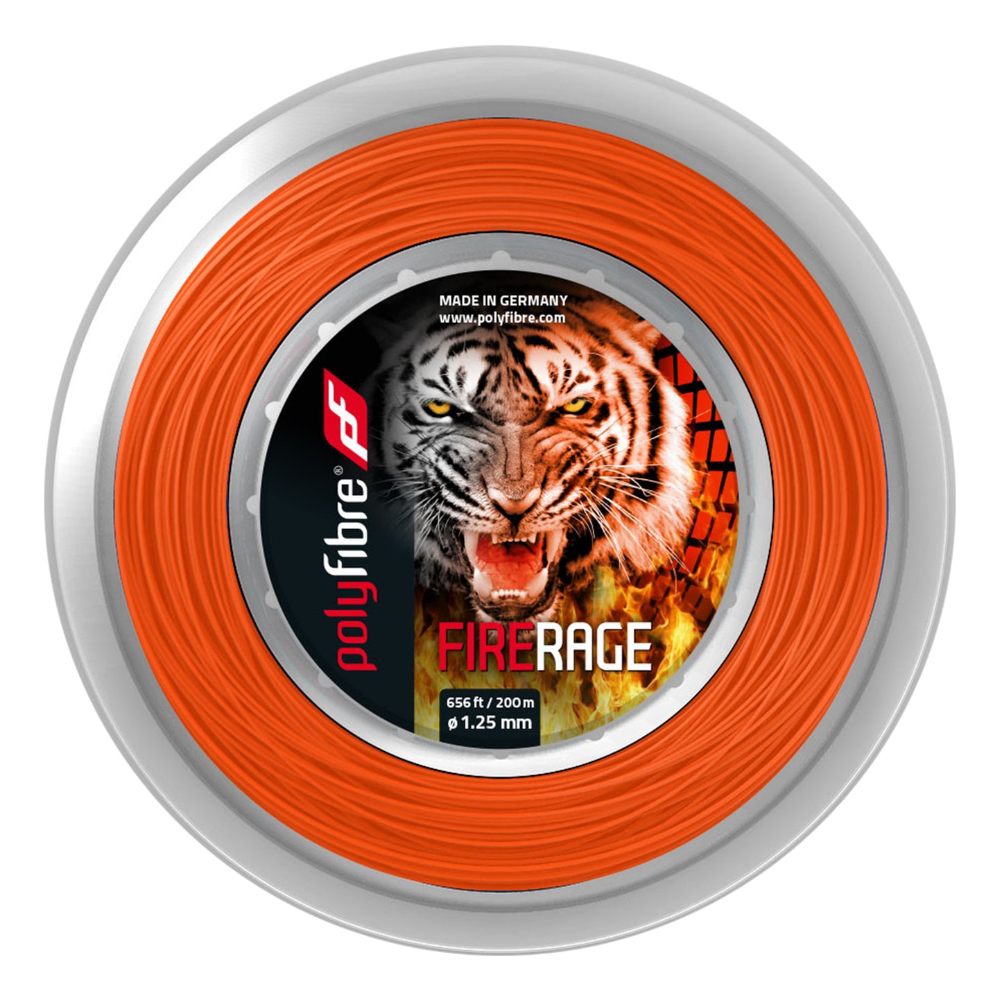 Polyfibre Firerage Ribbed 200m Výplet-Role-Červená Polyfibre Firerage Ribbed 200m Výplet-Role-Červená