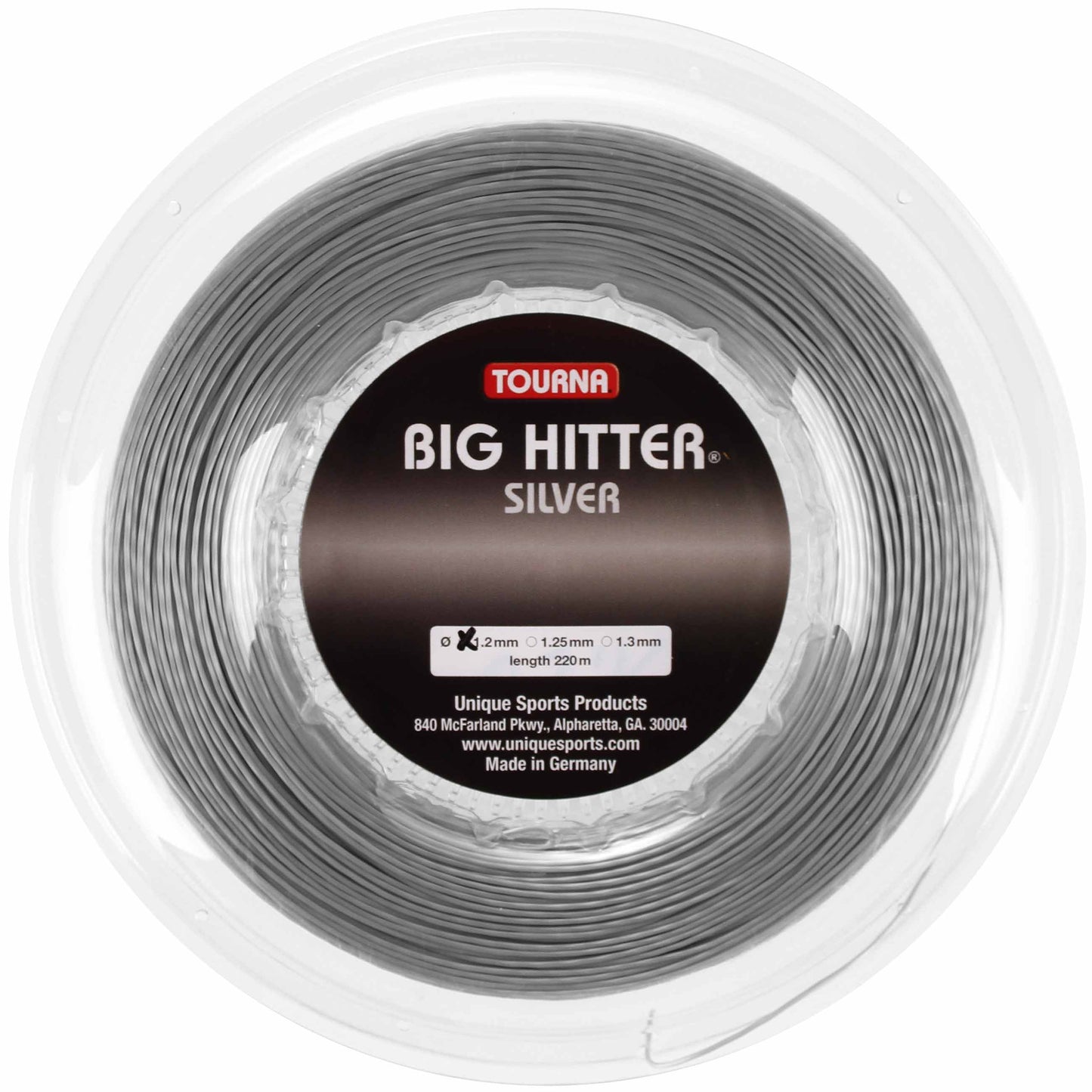 Tourna Big Hitter Výplet - Role 220m - Stříbrná Tourna Big Hitter Výplet - Role 220m - Stříbrná