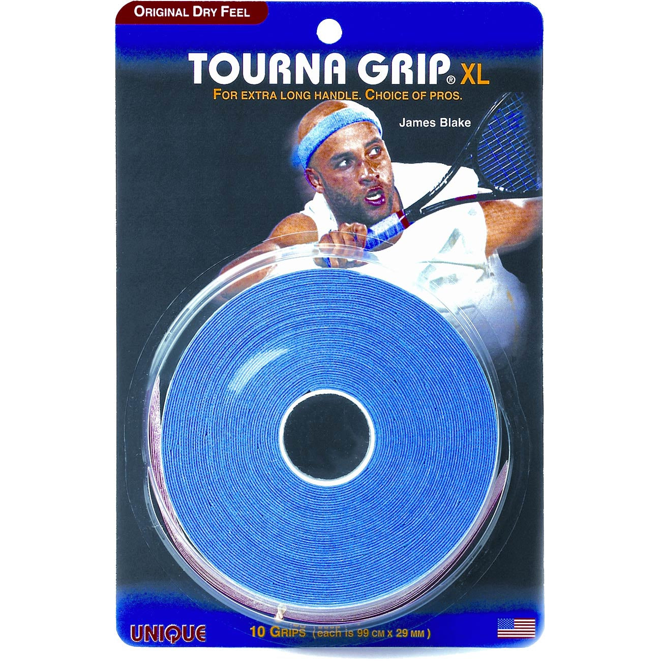 Tourna Grip XL 10ks V Baleni-Modrá Tourna Grip XL 10ks V Baleni-Modrá