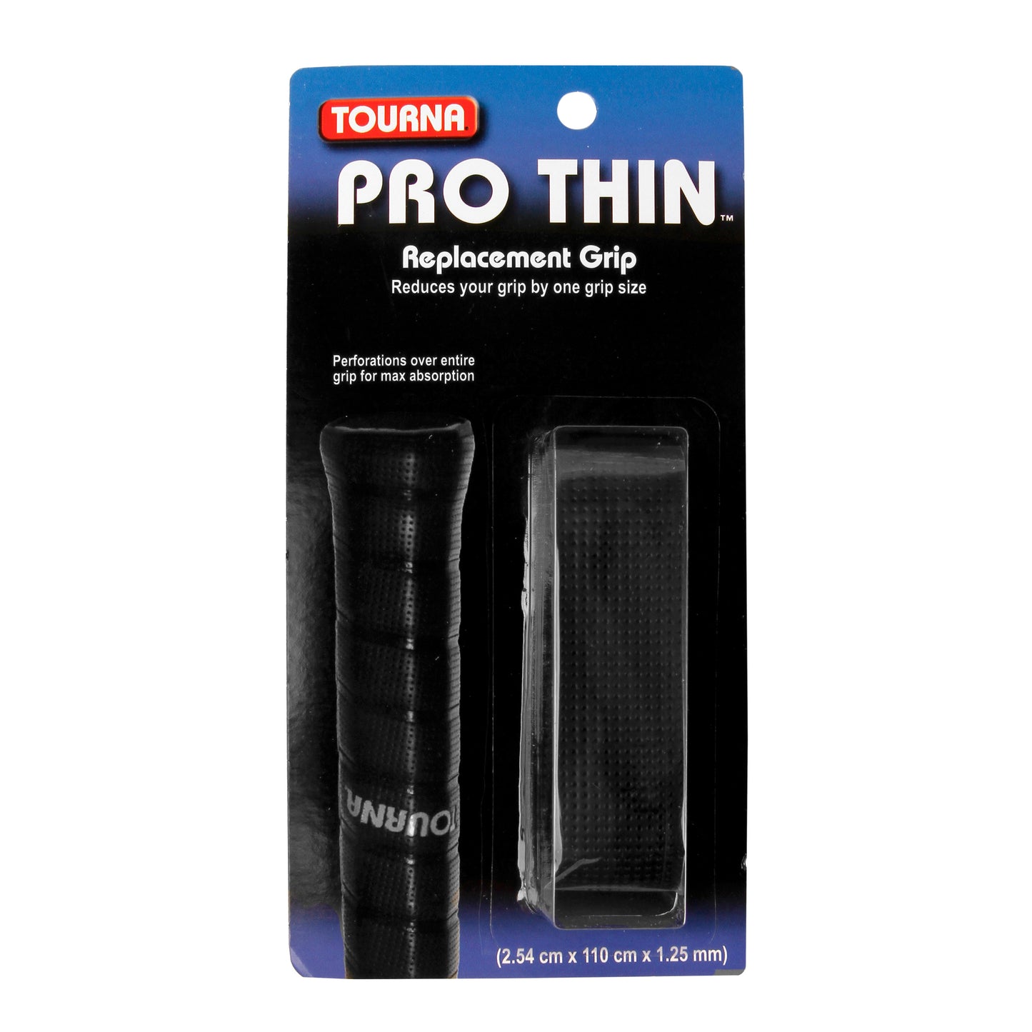 Tourna Pro Thin Grip 1ks V Balení-Černá Tourna Pro Thin Grip 1ks V Balení-Černá