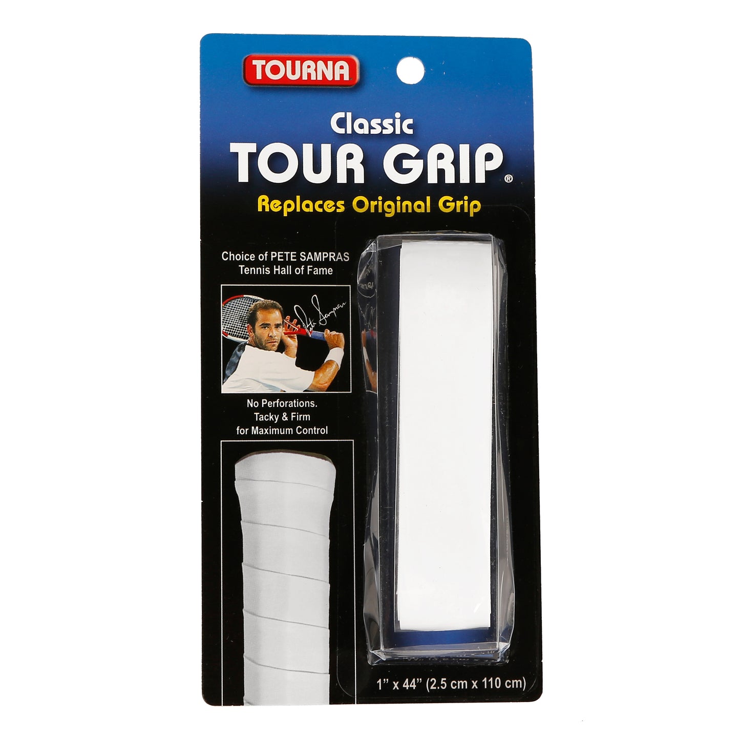 Tourna Tour Grip 1ks V Balení-Bílá Tourna Tour Grip 1ks V Balení-Bílá