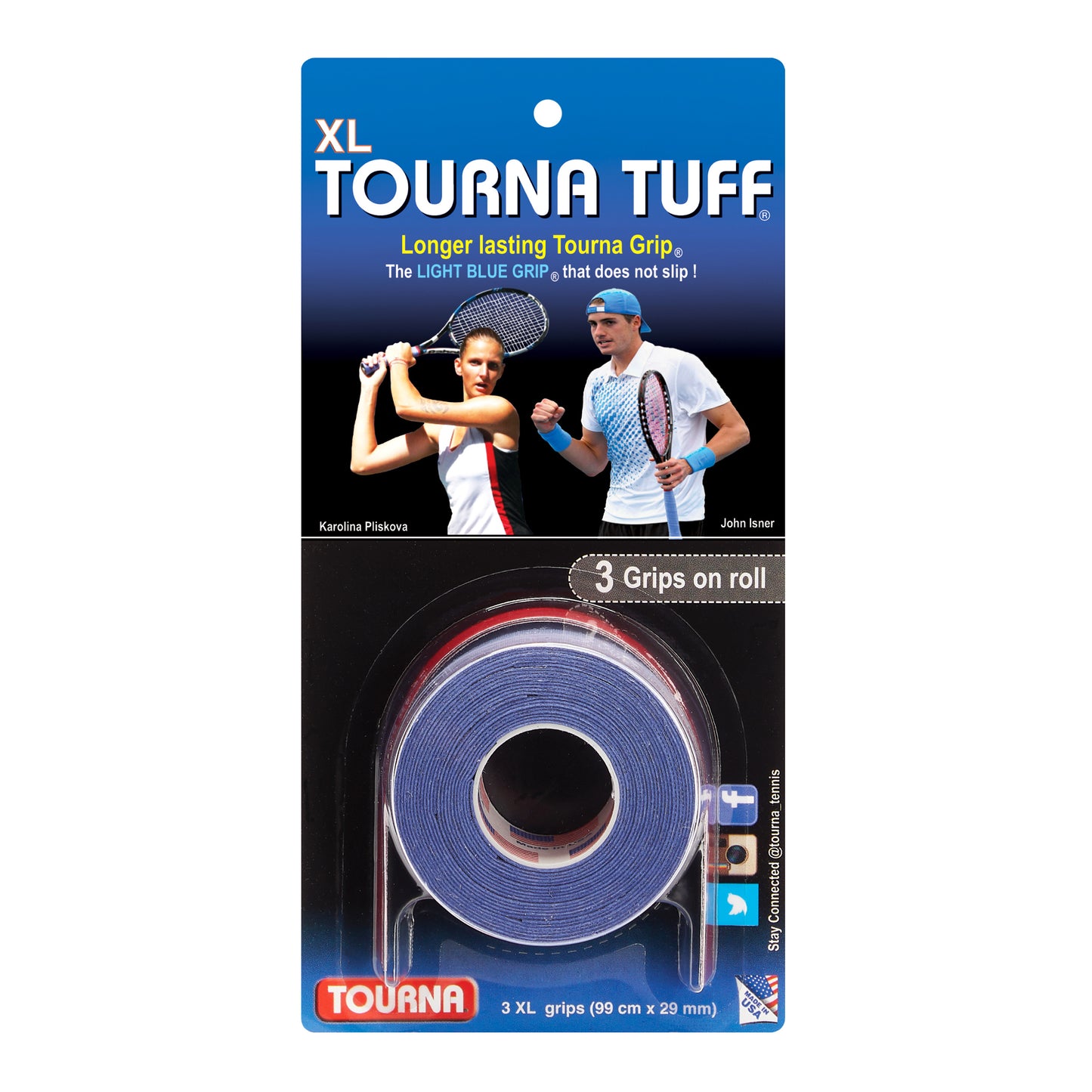 Tourna Tuff 3ks V Baleni - Modrá Tourna Tuff 3ks V Baleni - Modrá