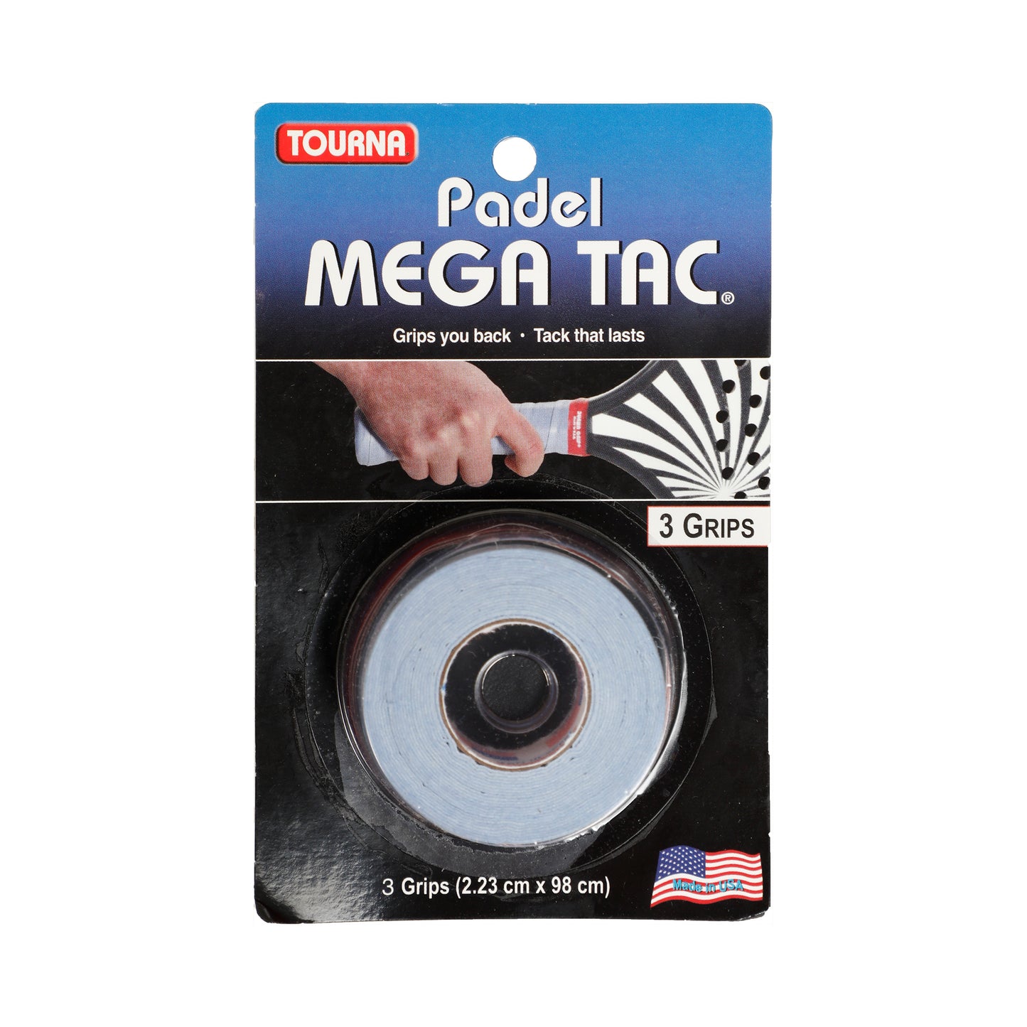Tourna Padel Mega Tac 3ks V Baleni-Modrá Tourna Padel Mega Tac 3ks V Baleni-Modrá