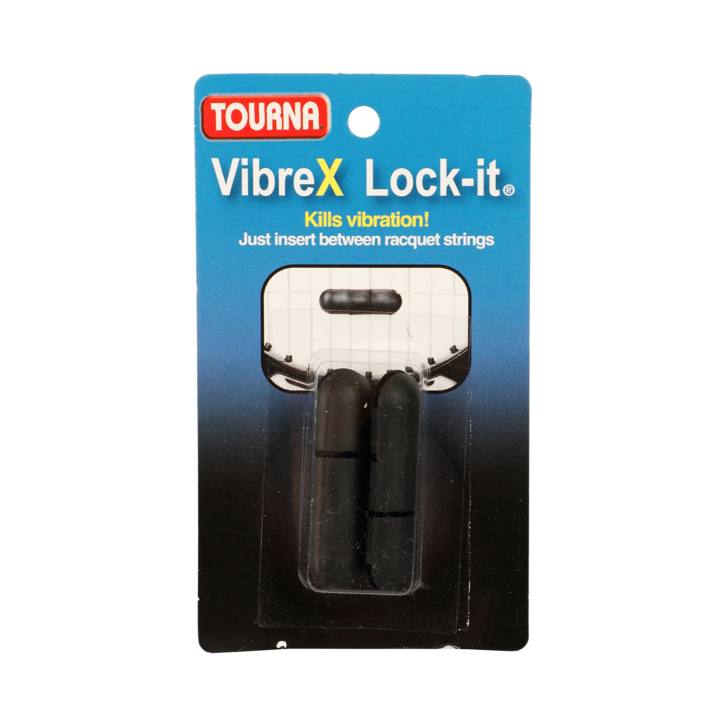Tourna Vibrex Lock Tlumítko Vibrací 2ks V Baleni - Černá Tourna Vibrex Lock Tlumítko Vibrací 2ks V Baleni - Černá