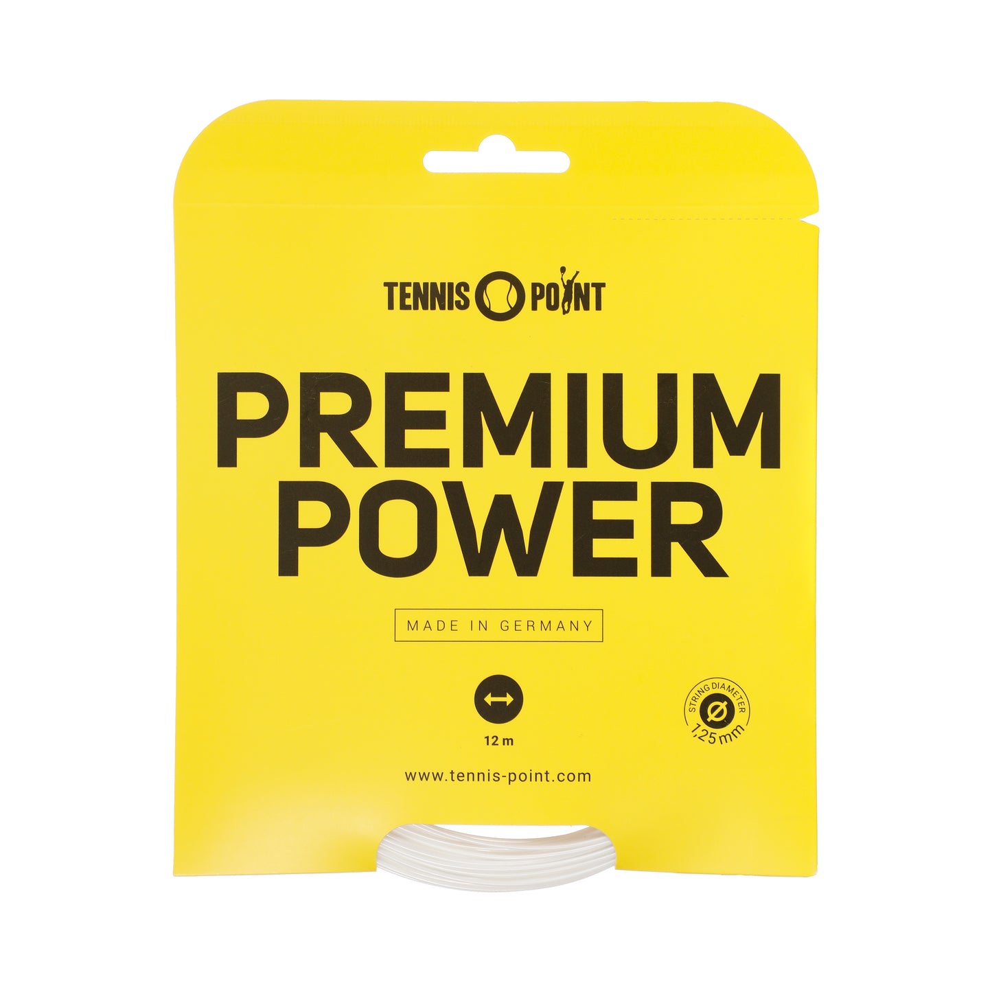 Tennis-Point Premium Power Výpletová Sada 12m-Bílá Tennis-Point Premium Power Výpletová Sada 12m-Bílá