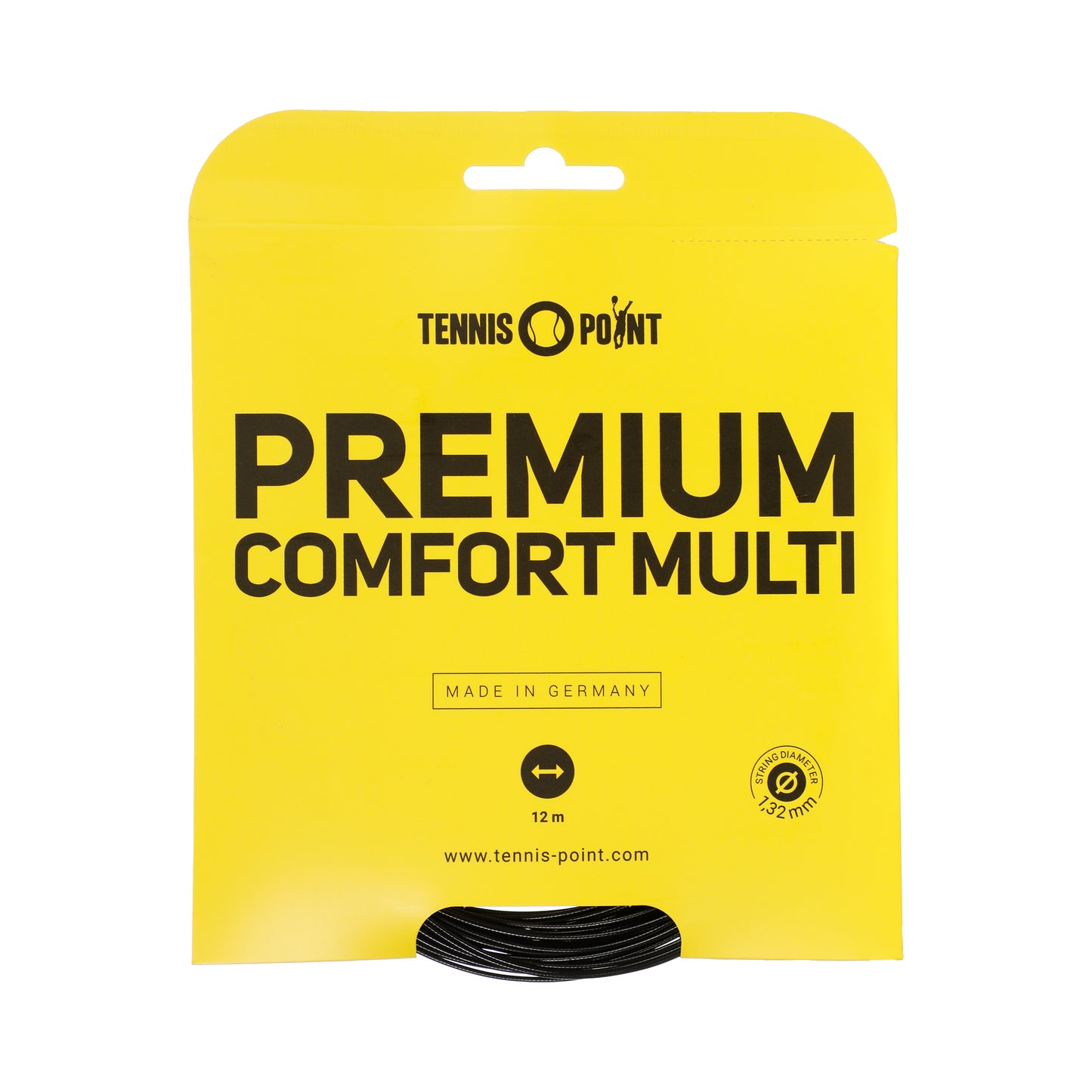 Tennis-Point Premium Comfort Multi Výpletová Sada 12m-Černá Tennis-Point Premium Comfort Multi Výpletová Sada 12m-Černá