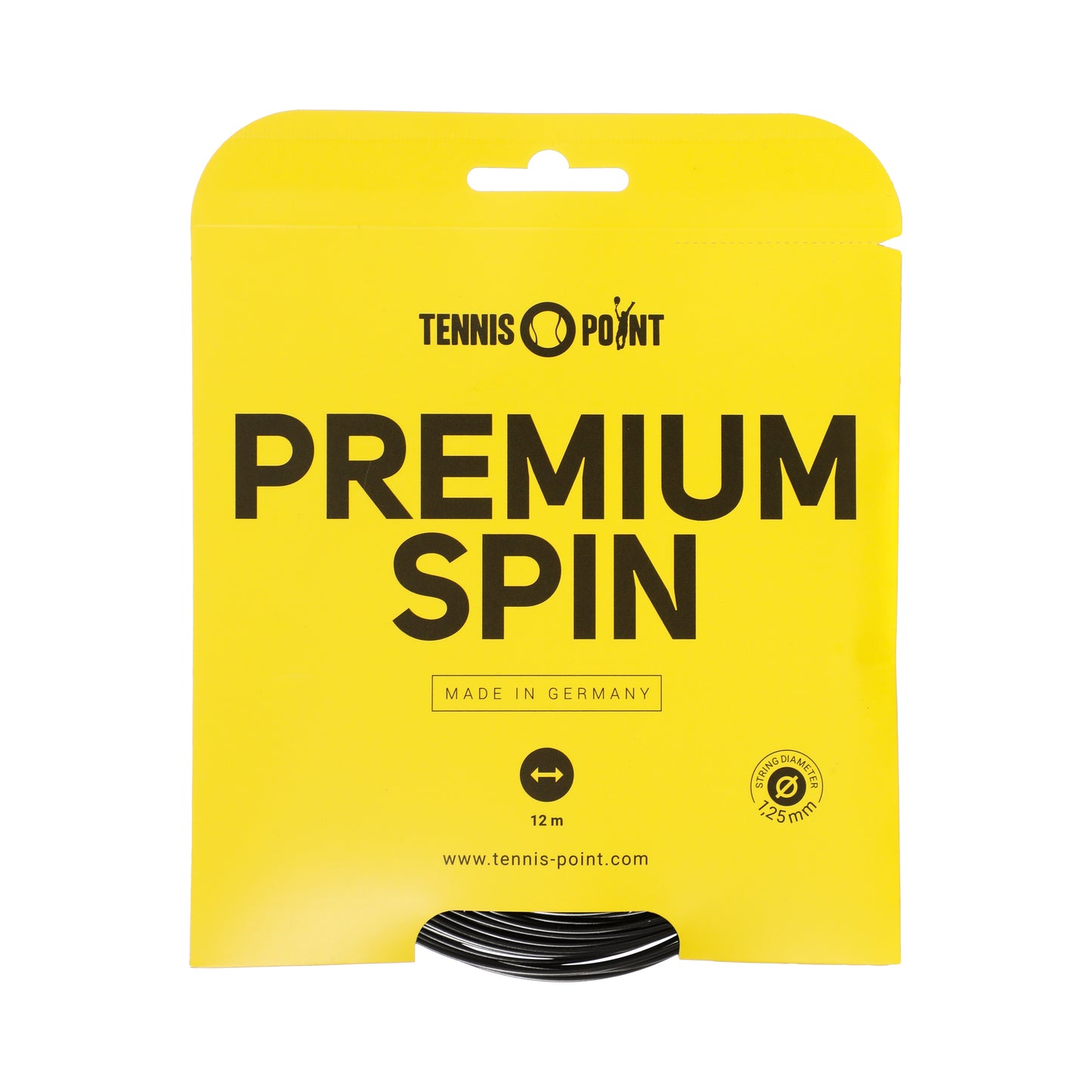 Tennis-Point Premium Spin Výpletová Sada 12m-Černá Tennis-Point Premium Spin Výpletová Sada 12m-Černá