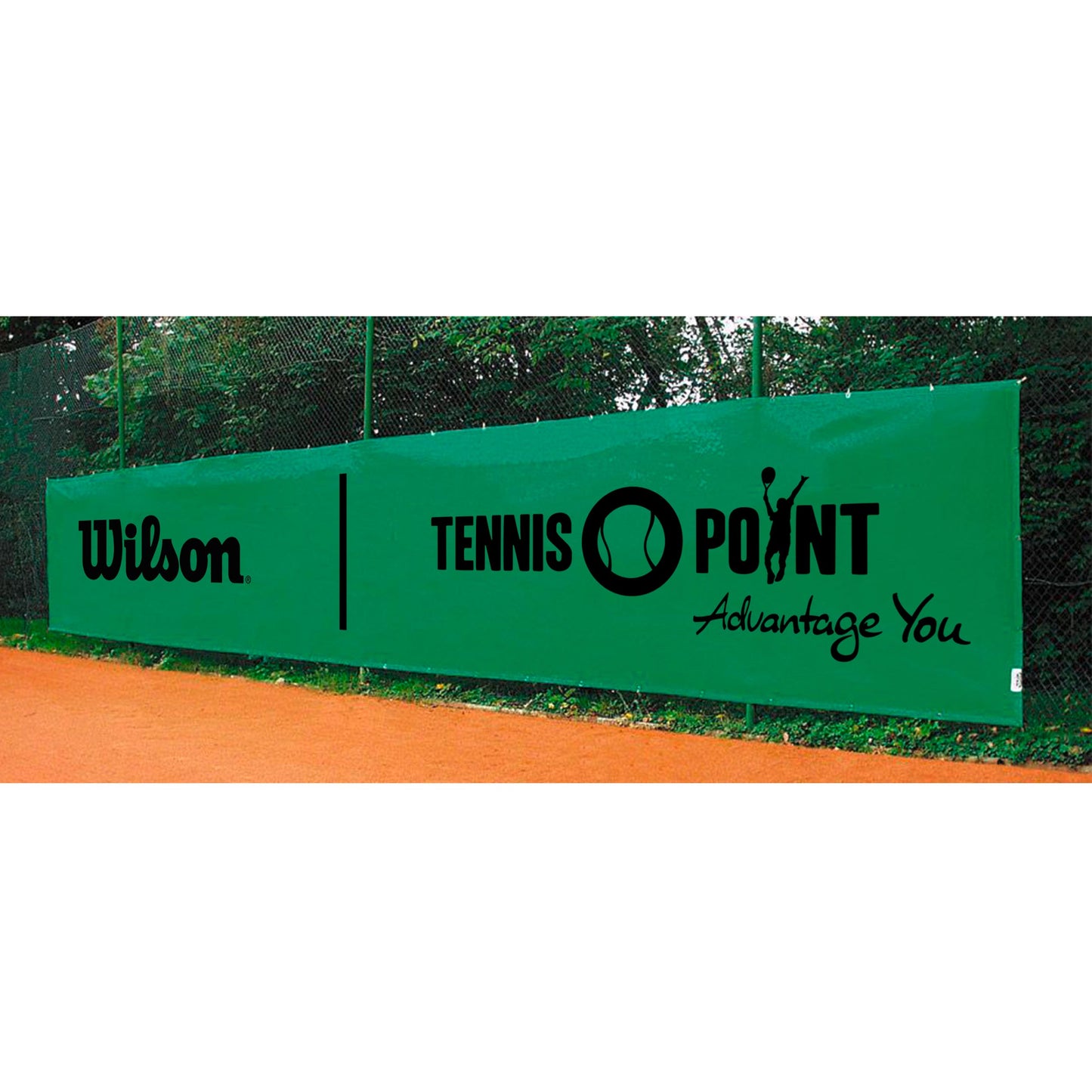 Tennis-Point Wilson 12x2m Zástěna-Zelená Tennis-Point Wilson 12x2m Zástěna-Zelená
