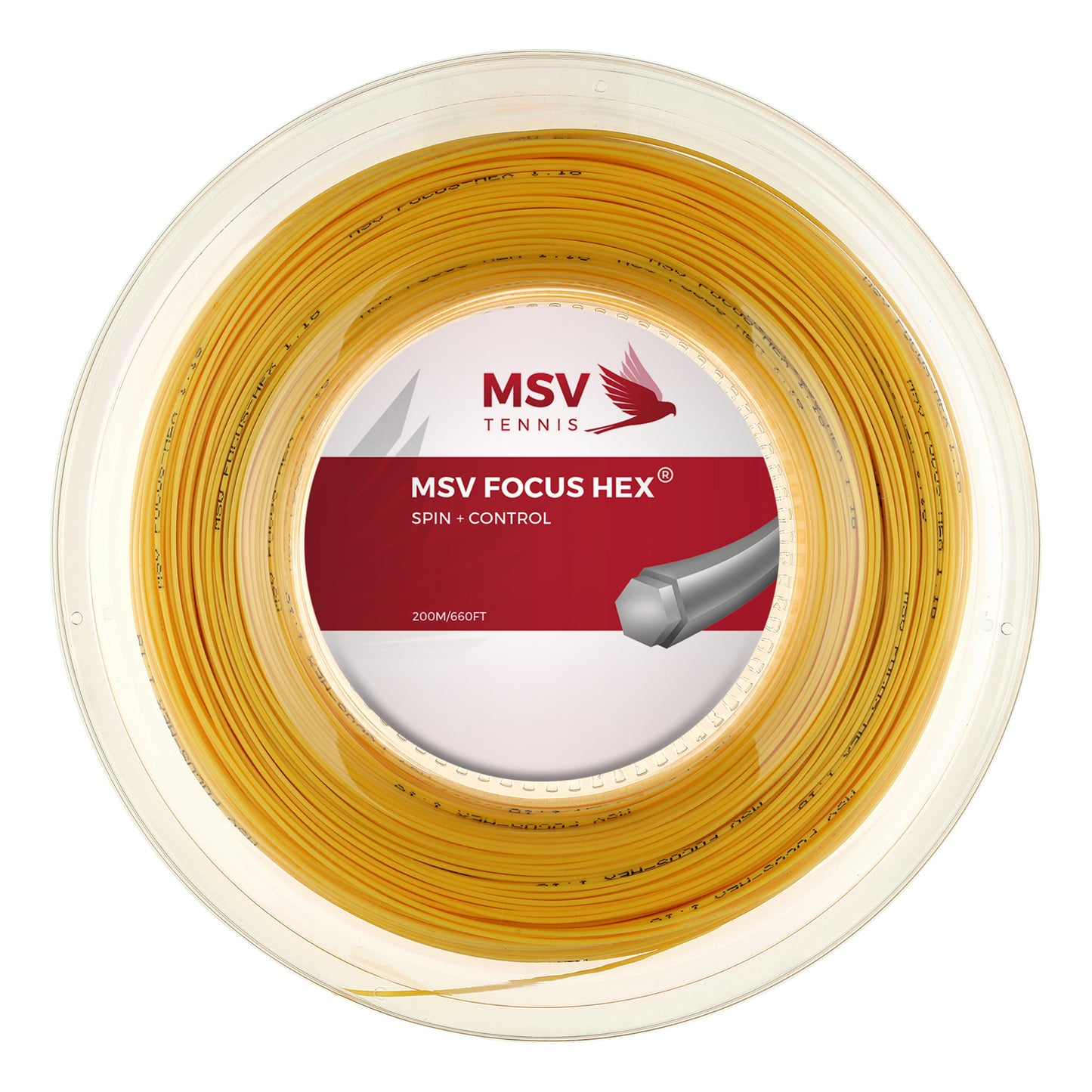MSV Focus-HEX Výplet-Role 200m-Žlutá MSV Focus-HEX Výplet-Role 200m-Žlutá