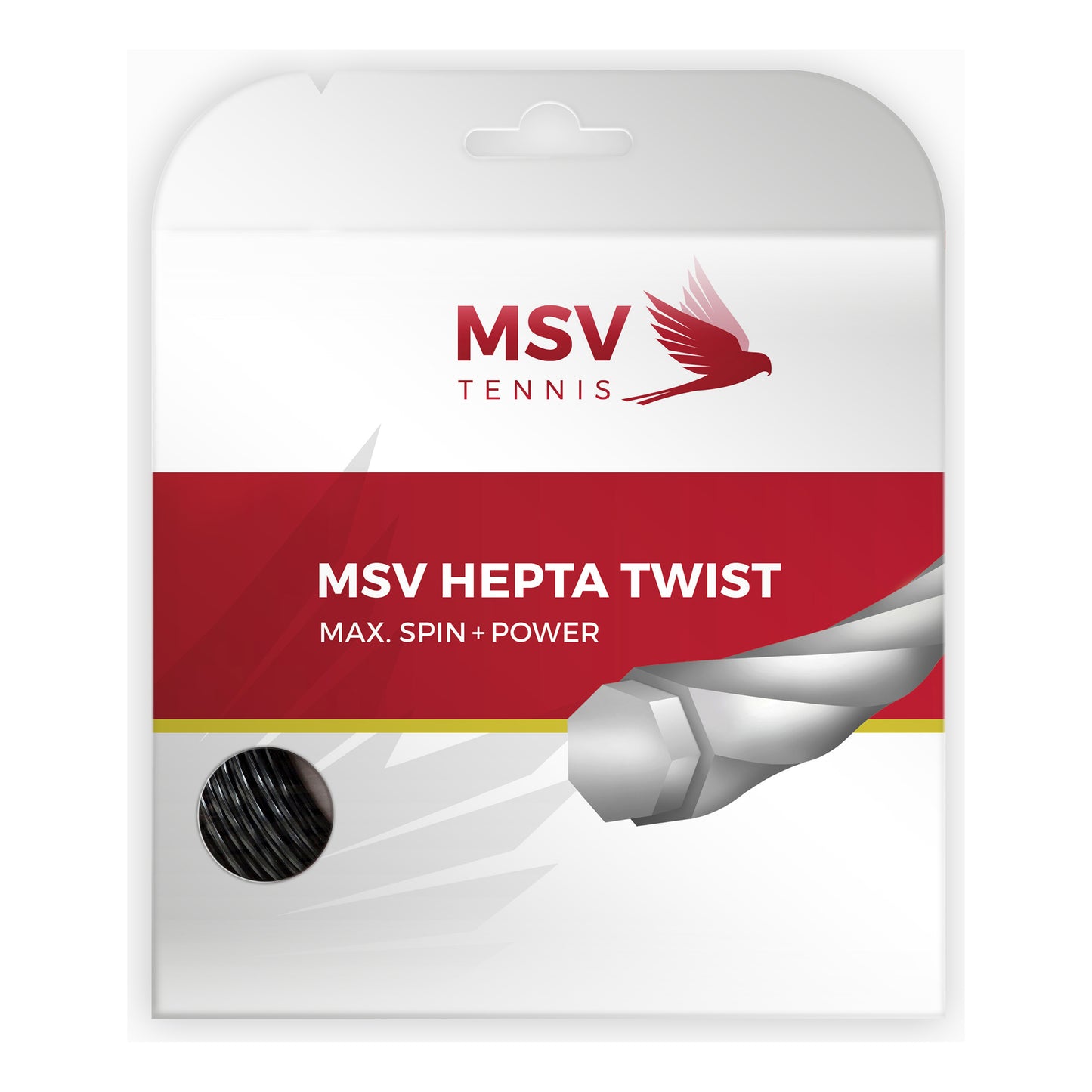 MSV Hepta-Twist Výpletová Sada 12m-Černá MSV Hepta-Twist Výpletová Sada 12m-Černá