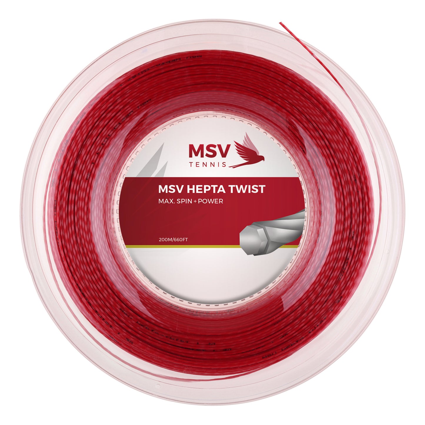 MSV Hepta - Twist Výplet - Role 200m - Červená MSV Hepta - Twist Výplet - Role 200m - Červená