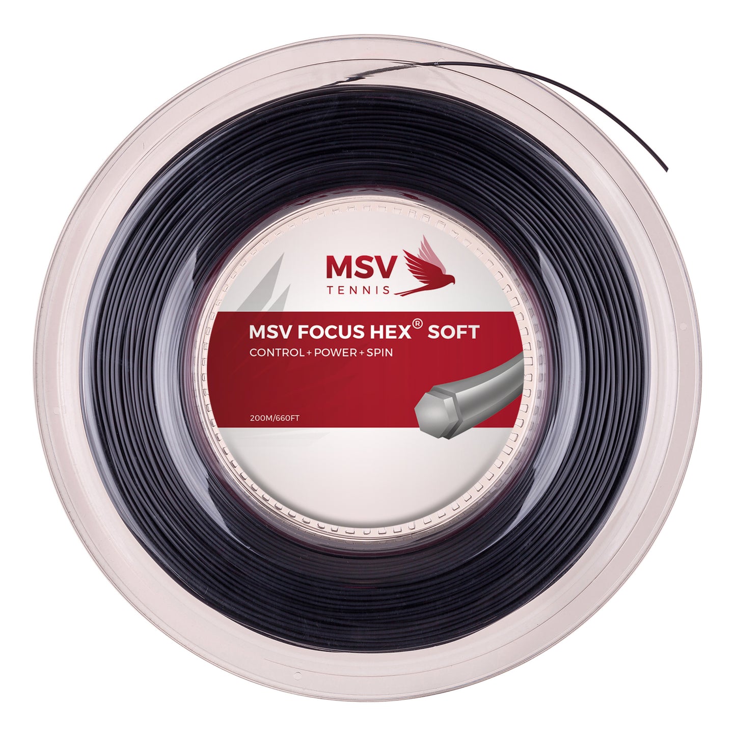 MSV Focus-HEX Soft Výplet-Role 200m-Černá MSV Focus-HEX Soft Výplet-Role 200m-Černá