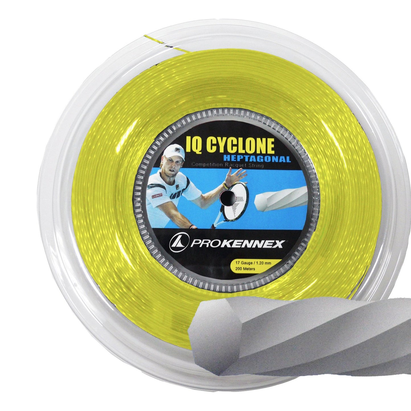 PROKENNEX IQ Cyclone Výplet-Role 200m-Žlutá PROKENNEX IQ Cyclone Výplet-Role 200m-Žlutá