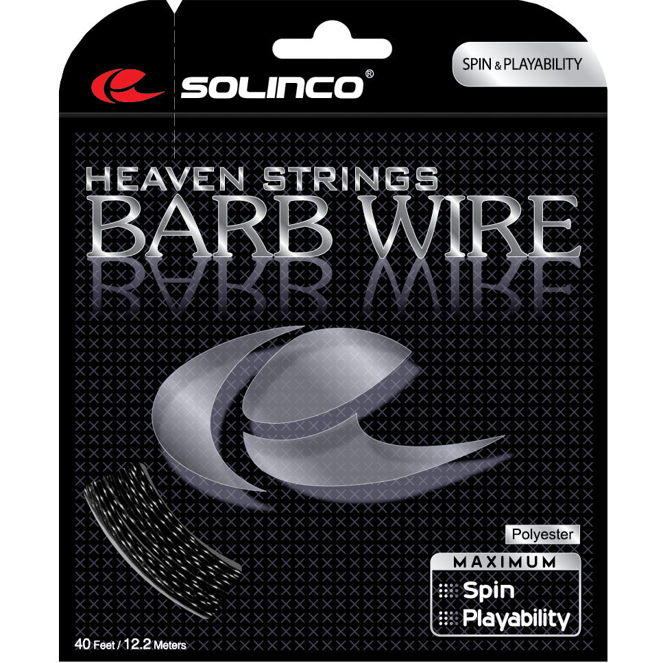 Solinco Barb Wire Výpletová Sada 12,2m-Černá Solinco Barb Wire Výpletová Sada 12,2m-Černá