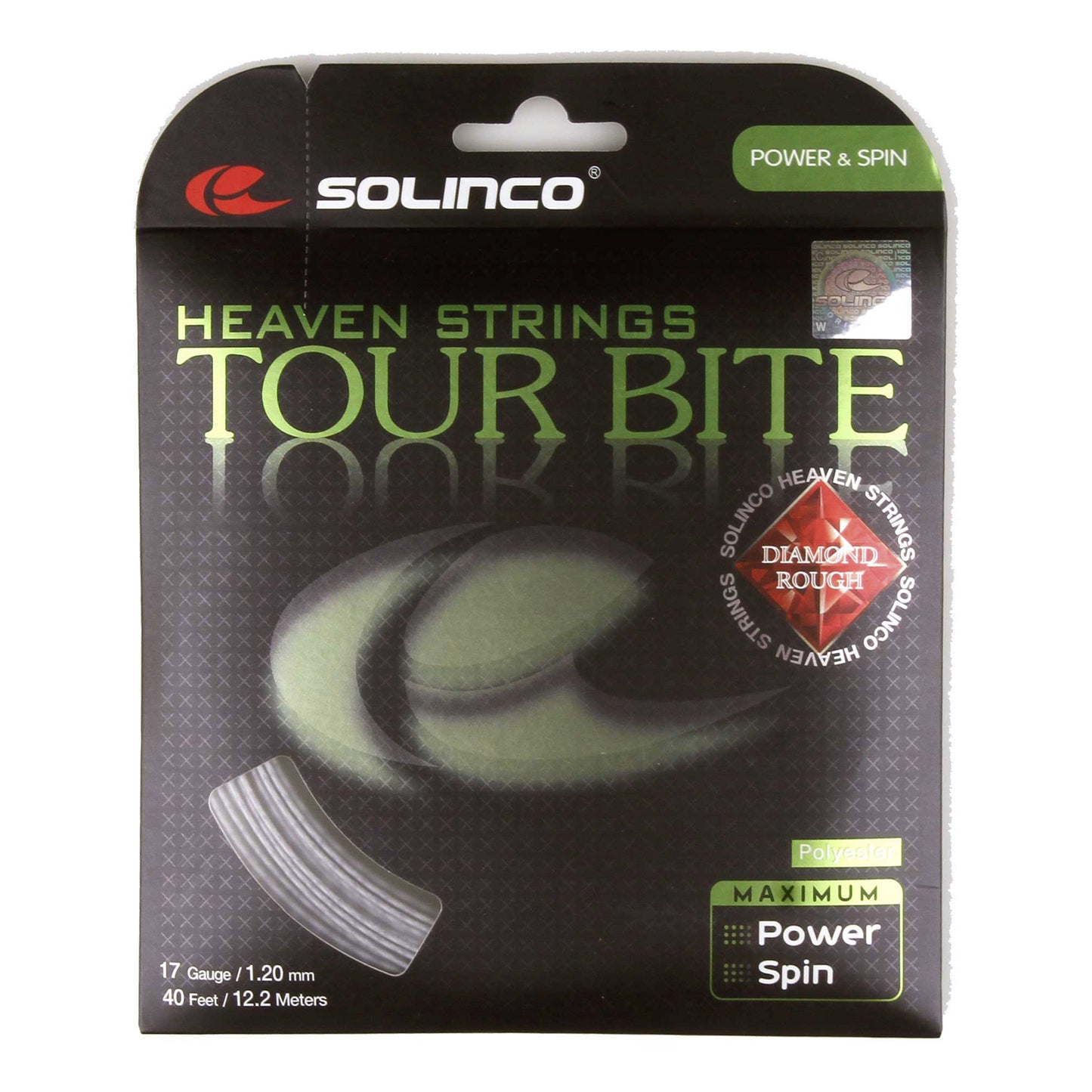 Solinco Tour Bite Diamond Rough Výpletová Sada 12,2m - Stříbrná Solinco Tour Bite Diamond Rough Výpletová Sada 12,2m - Stříbrná