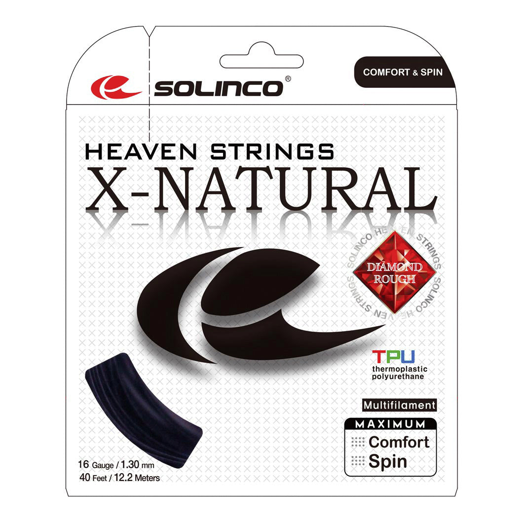 Solinco X-Natural Výpletová Sada 12,2m - Černá Solinco X-Natural Výpletová Sada 12,2m - Černá