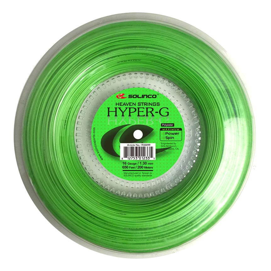 Solinco Hyper-G Výplet - Role 100m - Zelená Solinco Hyper-G Výplet - Role 100m - Zelená