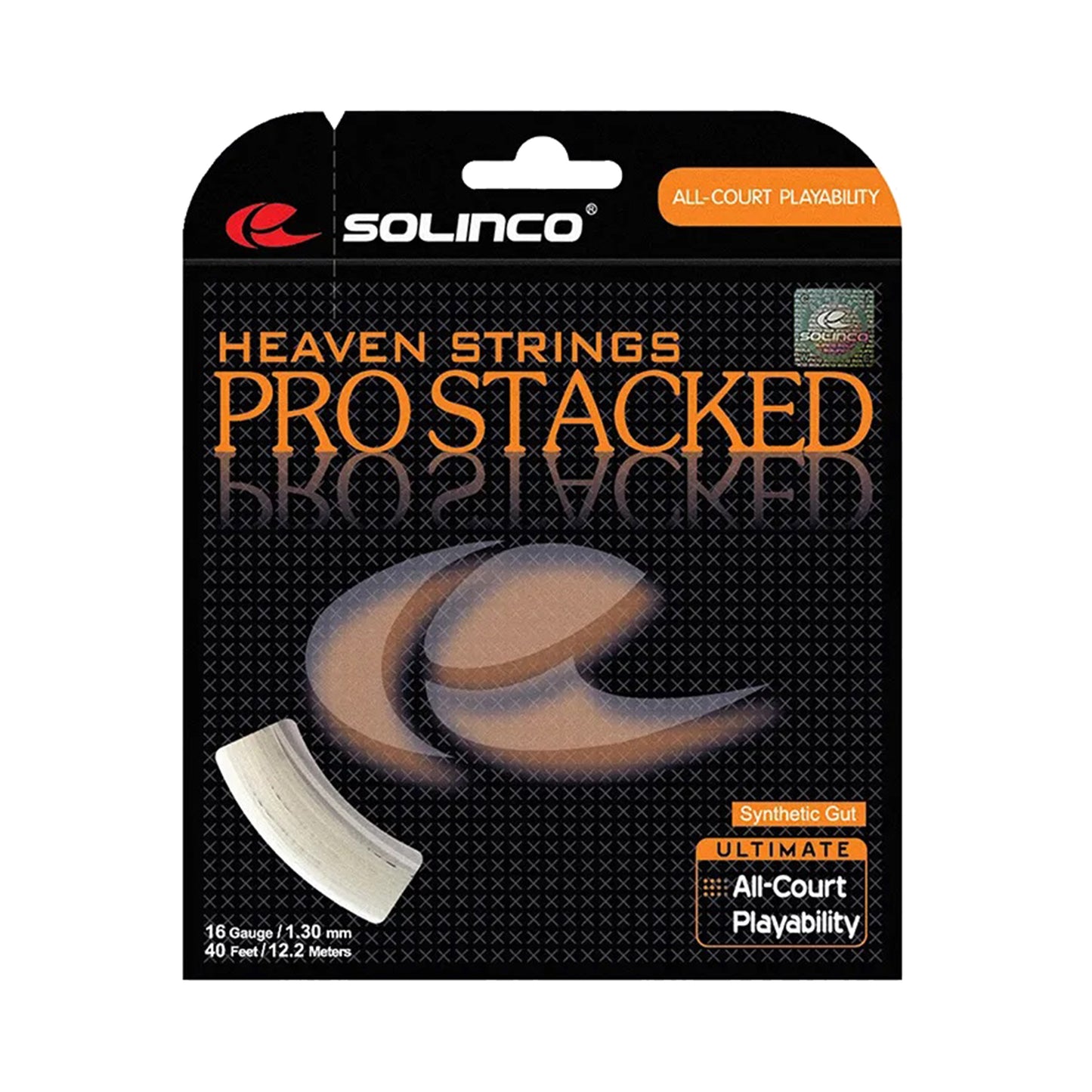 Solinco Pro-Stacked Výpletová Sada 12,2m-Bílá Solinco Pro-Stacked Výpletová Sada 12,2m-Bílá