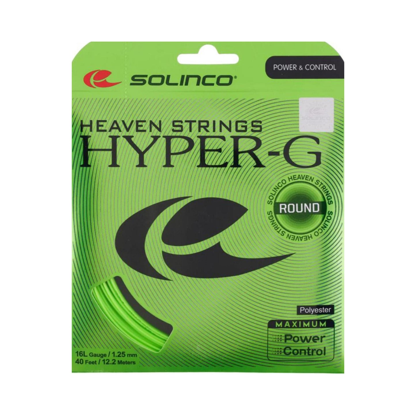 Solinco Hyper-G Round Výpletová Sada - Zelená Solinco Hyper-G Round Výpletová Sada - Zelená
