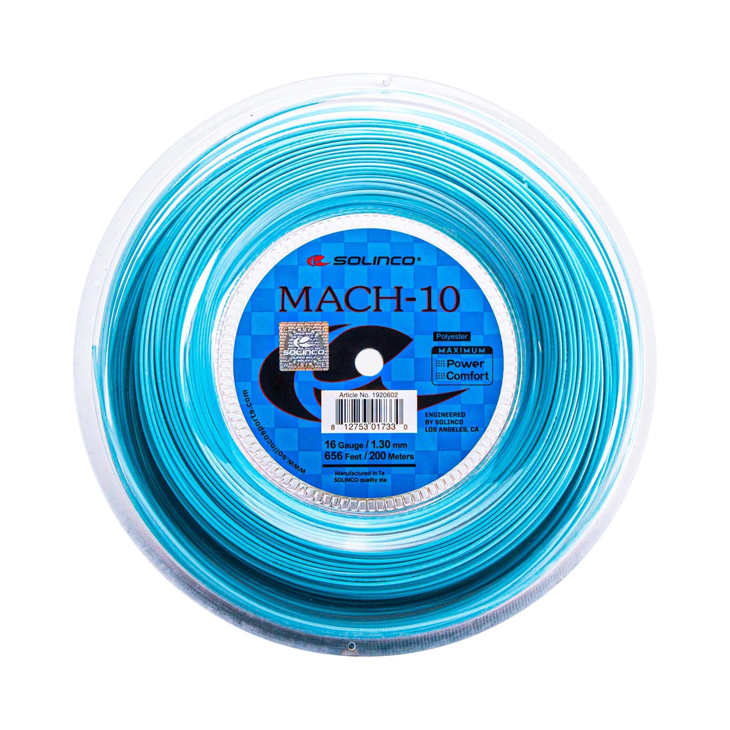 Solinco Mach 10 Výplet-Role 200m-Modrá Solinco Mach 10 Výplet-Role 200m-Modrá
