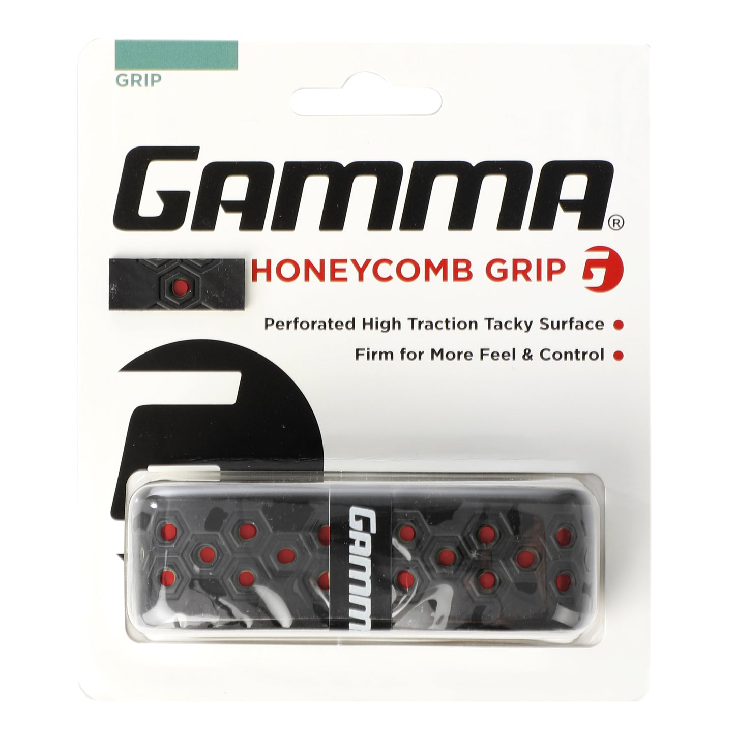 Gamma Honeycomb Cushion Grip 1ks V Balení-Černá,Červená Gamma Honeycomb Cushion Grip 1ks V Balení-Černá,Červená