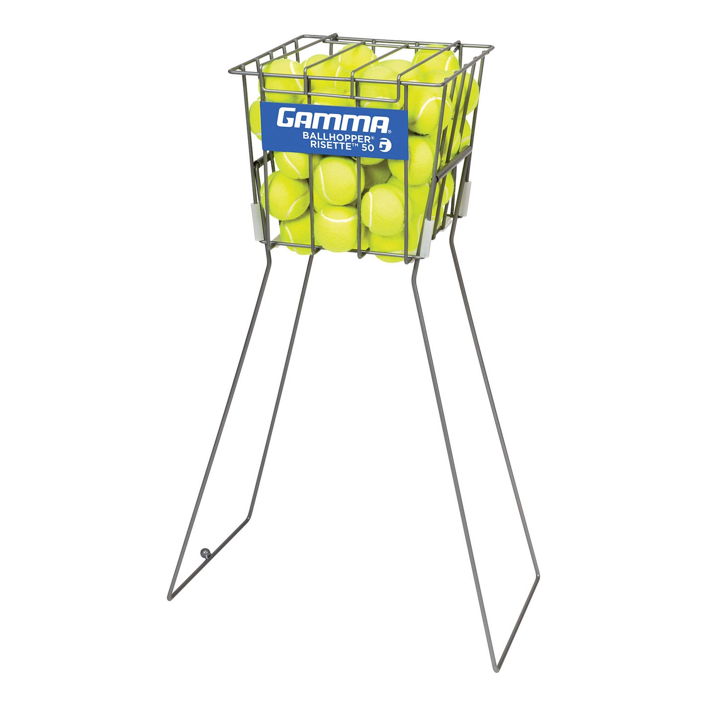 Gamma Ballhopper Risette 50 Koš Na Míče-Stříbrná Gamma Ballhopper Risette 50 Koš Na Míče-Stříbrná