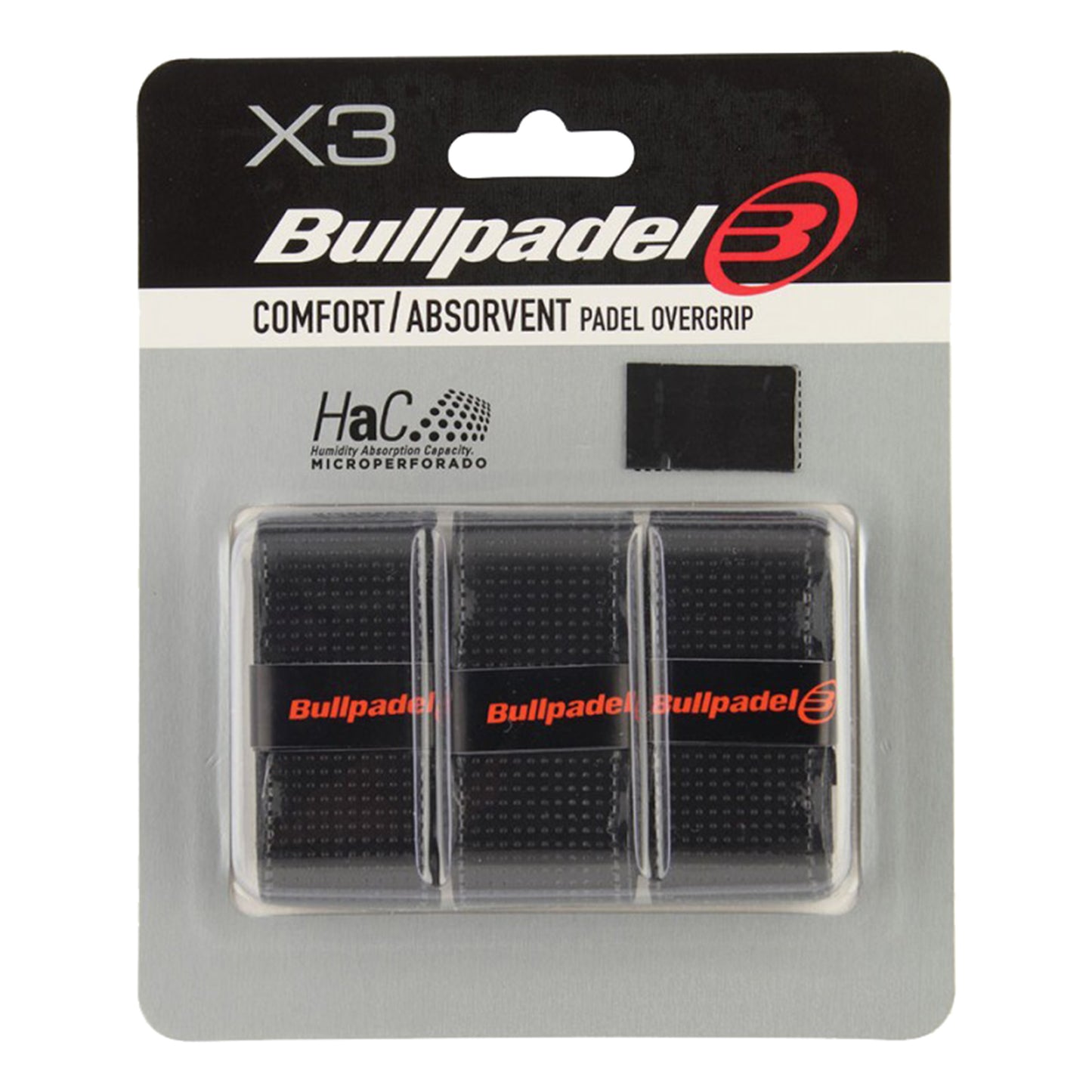Bullpadel GB-1201 COMFORT ABSORBENT-Černá Bullpadel GB-1201 COMFORT ABSORBENT-Černá