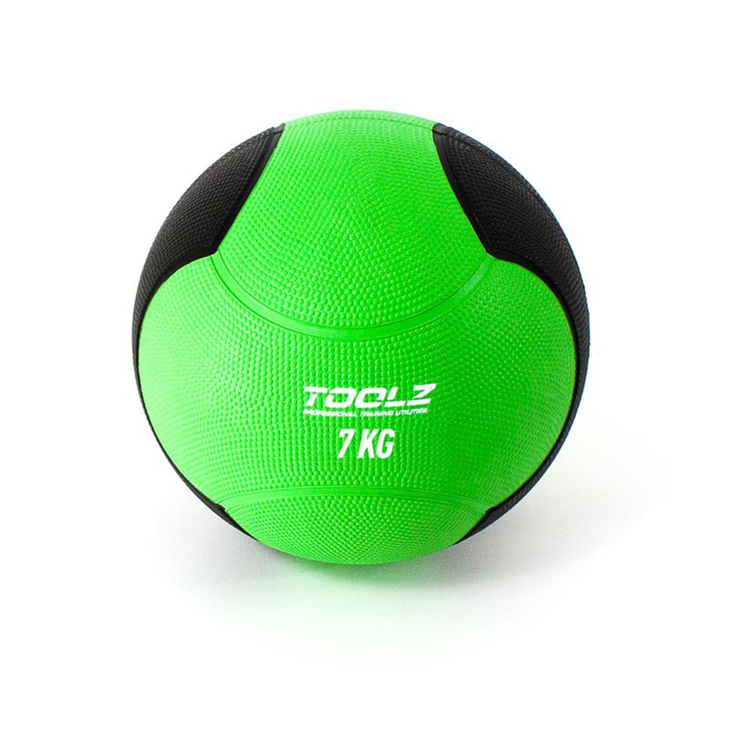TOOLZ 7kg Medizimbál - Míč - Zelená,Černá TOOLZ 7kg Medizimbál - Míč - Zelená,Černá