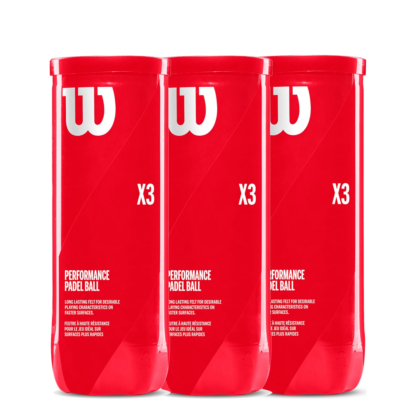 Wilson 3 x 3ks dóze Padel X3 Ball Wilson 3 x 3ks dóze Padel X3 Ball