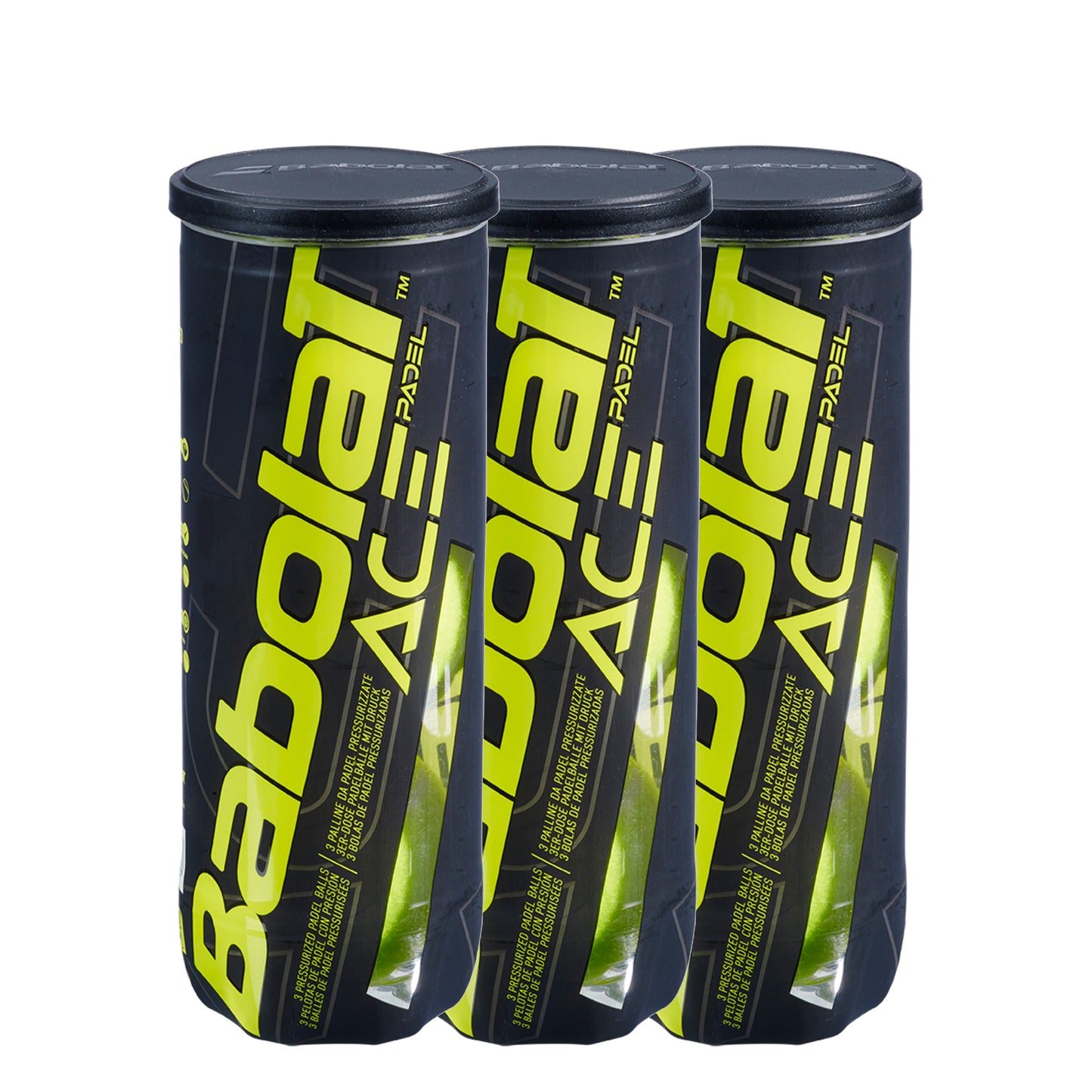 Babolat 3 x 3ks dóze Ace Padel X3 Babolat 3 x 3ks dóze Ace Padel X3
