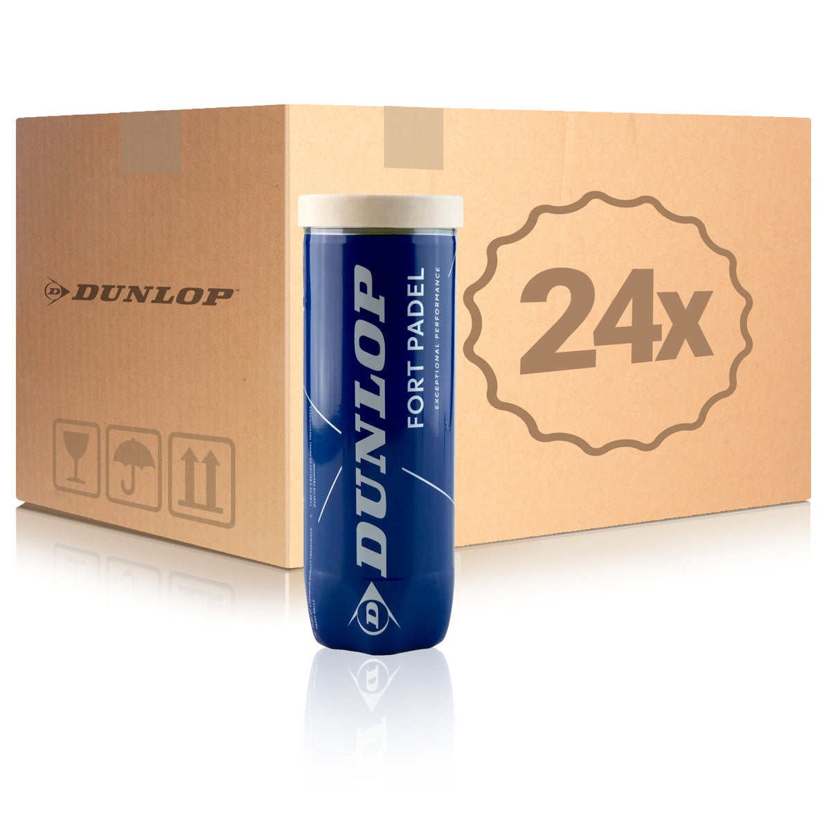 Dunlop 24 x 3ks v balení Fort Padel Dunlop 24 x 3ks v balení Fort Padel