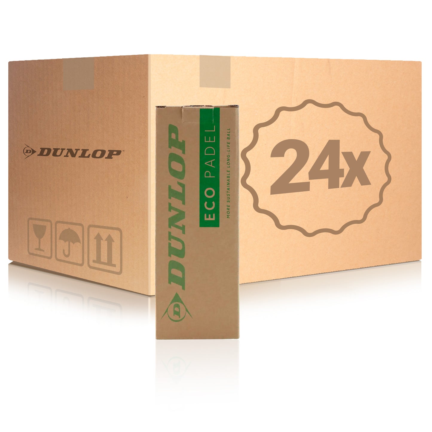Dunlop 24 x 3ks v balení Eco Padel Dunlop 24 x 3ks v balení Eco Padel