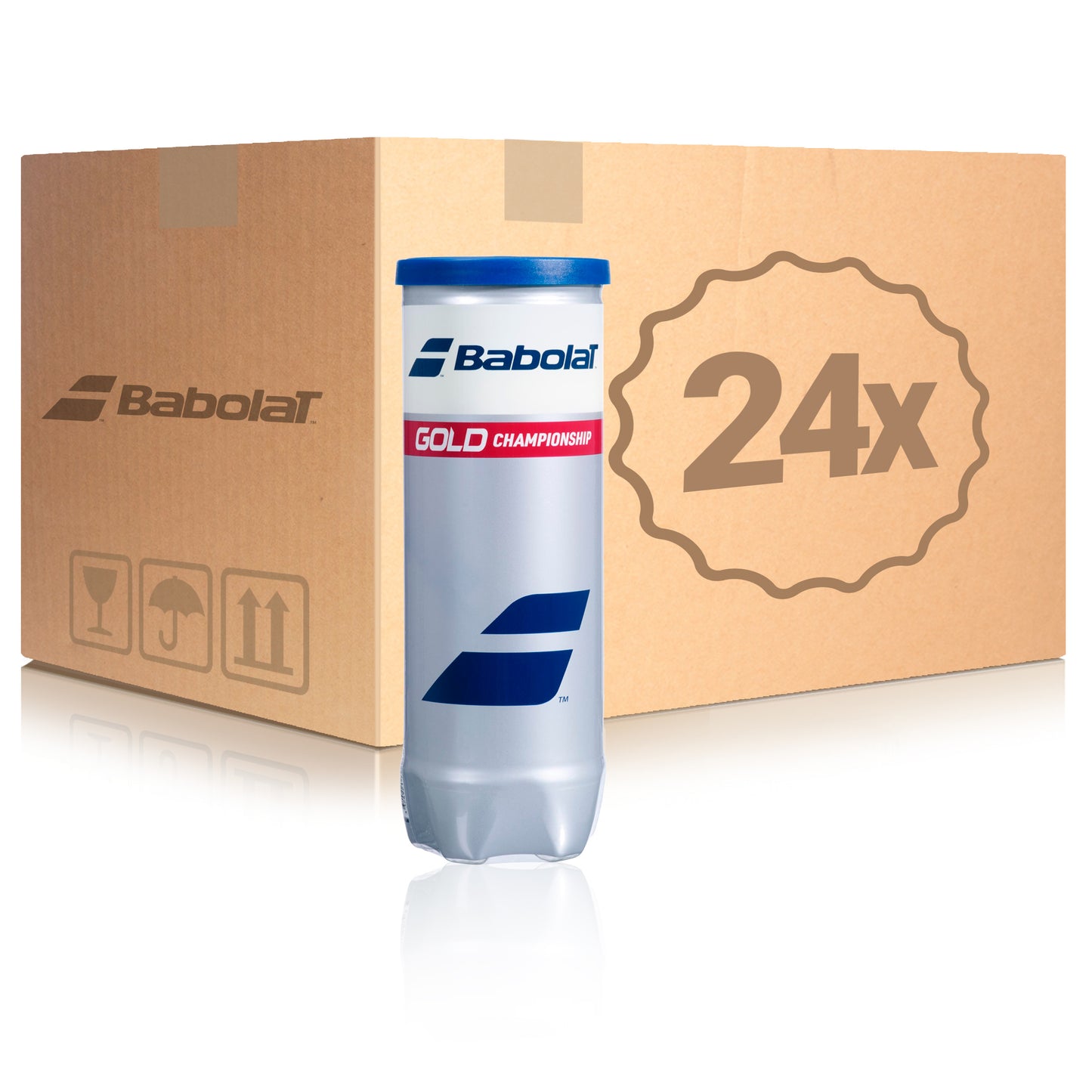 Babolat 24 x 3ks v balení V kartónu Babolat 24 x 3ks v balení V kartónu