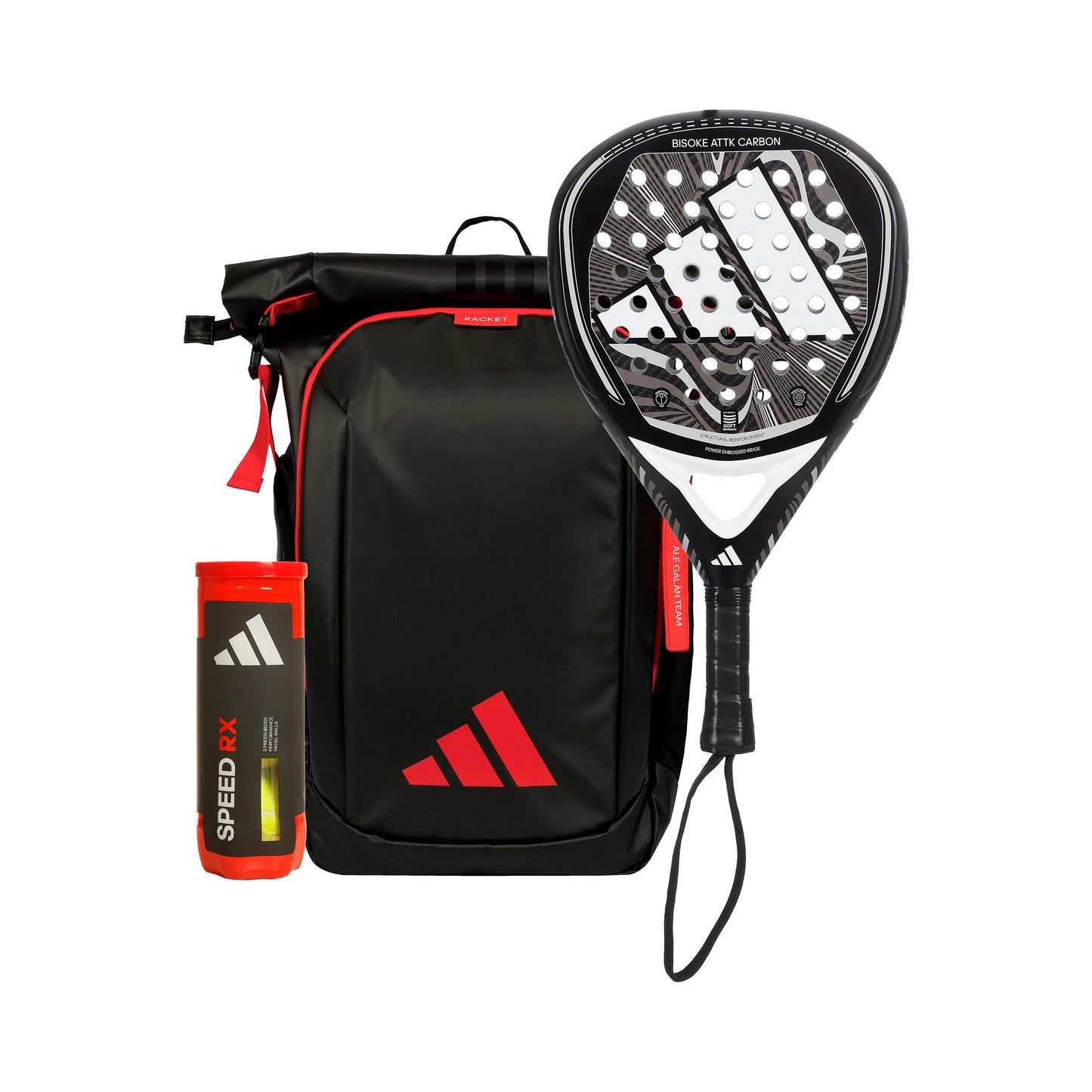 adidas Bisoke Attk Carbon Navíc ruksak, Navíc dóza na míče adidas Bisoke Attk Carbon Navíc ruksak, Navíc dóza na míče